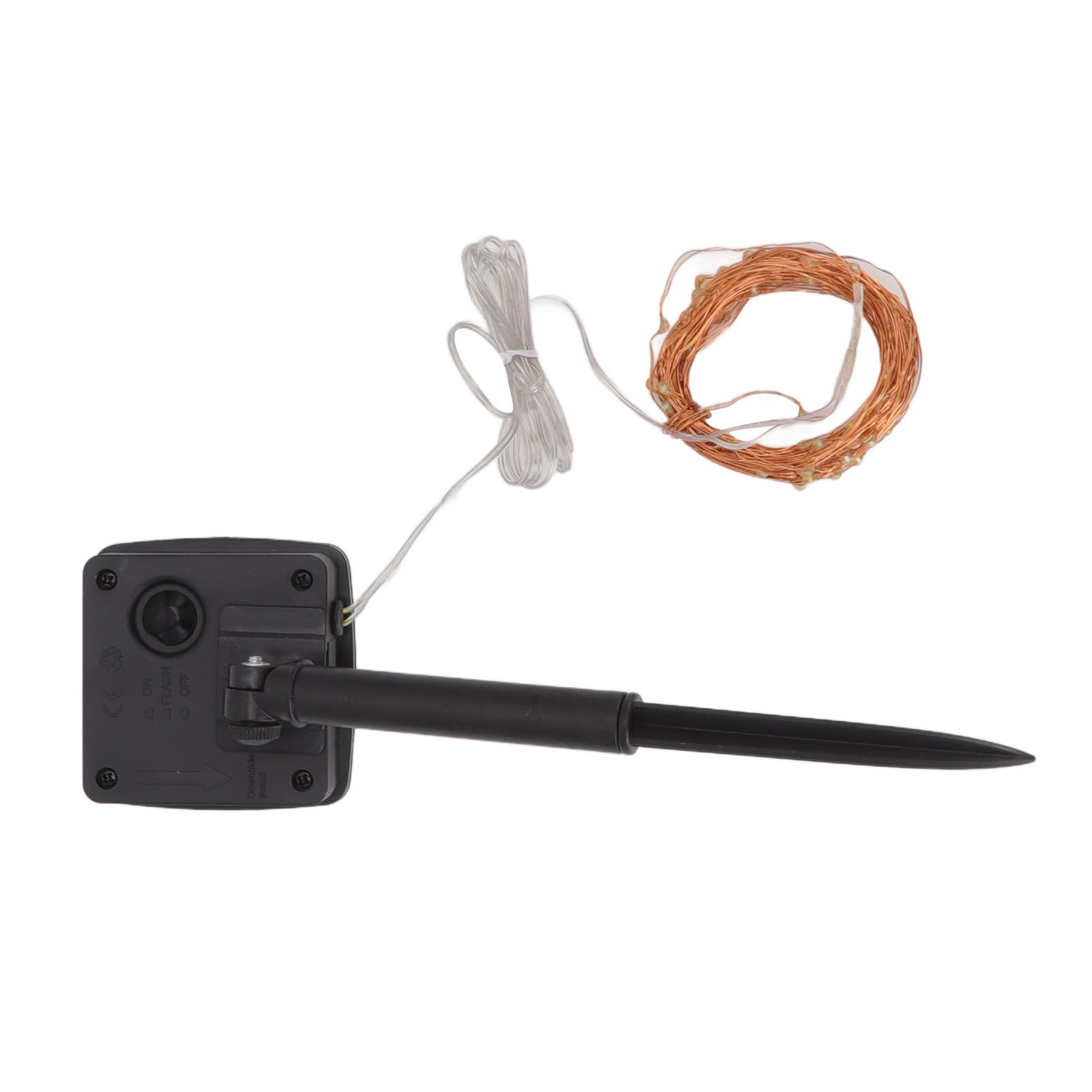 LED Solar String Lights IP44 Waterproof Heatproof Solar Powered Copper Wire view 6