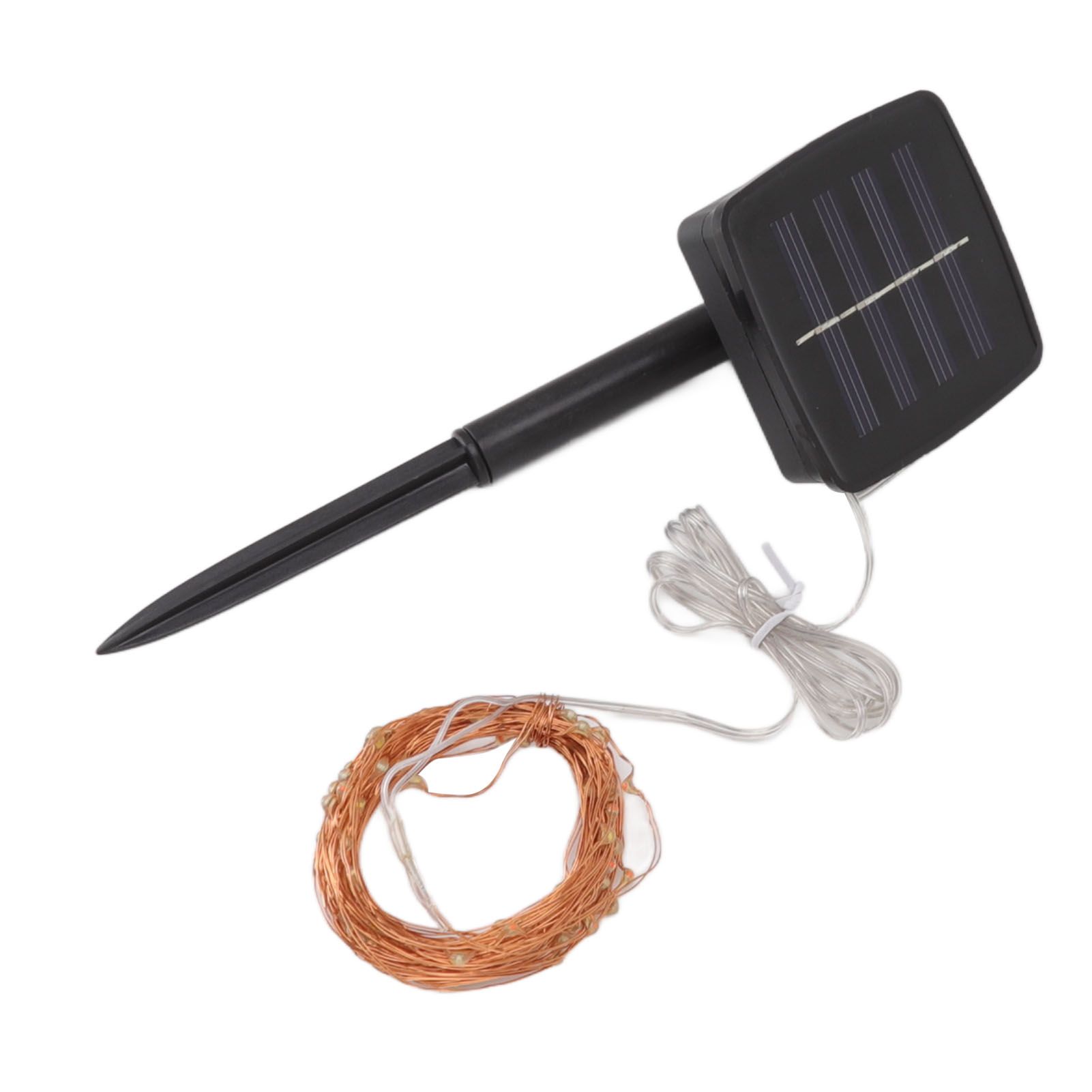 LED Solar String Lights IP44 Waterproof Heatproof Solar Powered Copper Wire view 7
