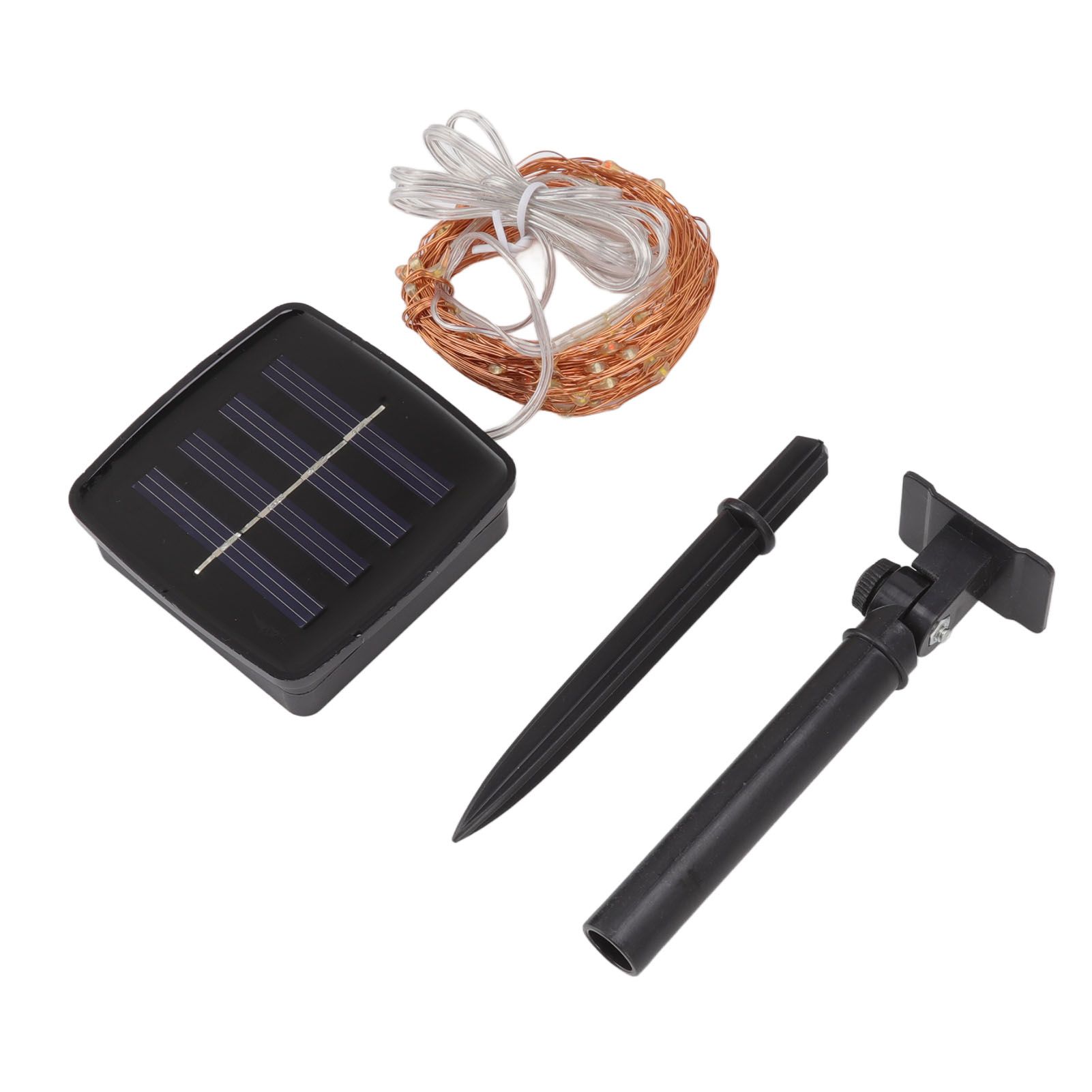 LED Solar String Lights IP44 Waterproof Heatproof Solar Powered Copper Wire view 9