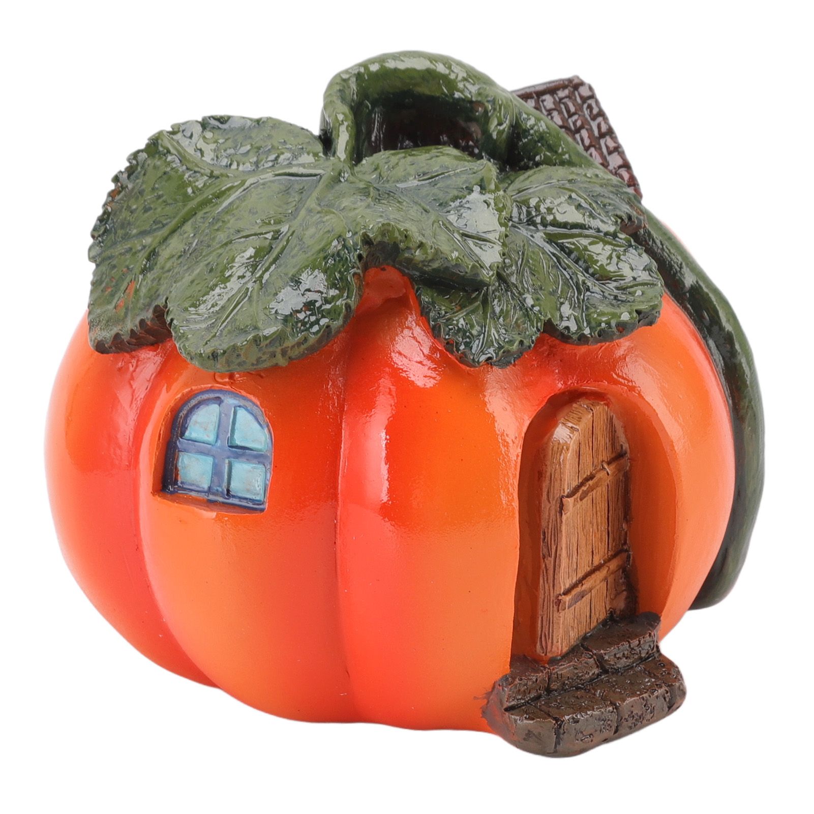 Garden Pumpkin Decoration Synthetic Resin Outdoor Pumpkin Ornament for Outdoor view 3