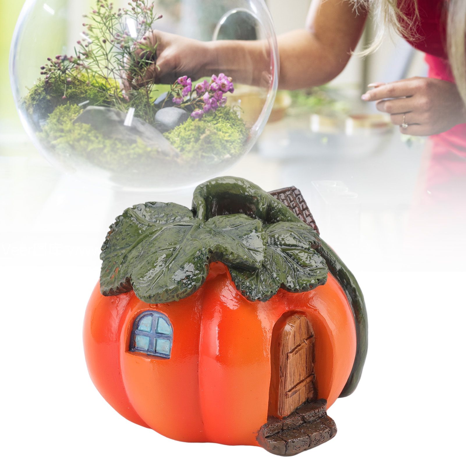 Garden Pumpkin Decoration Synthetic Resin Outdoor Pumpkin Ornament for Outdoor view 12