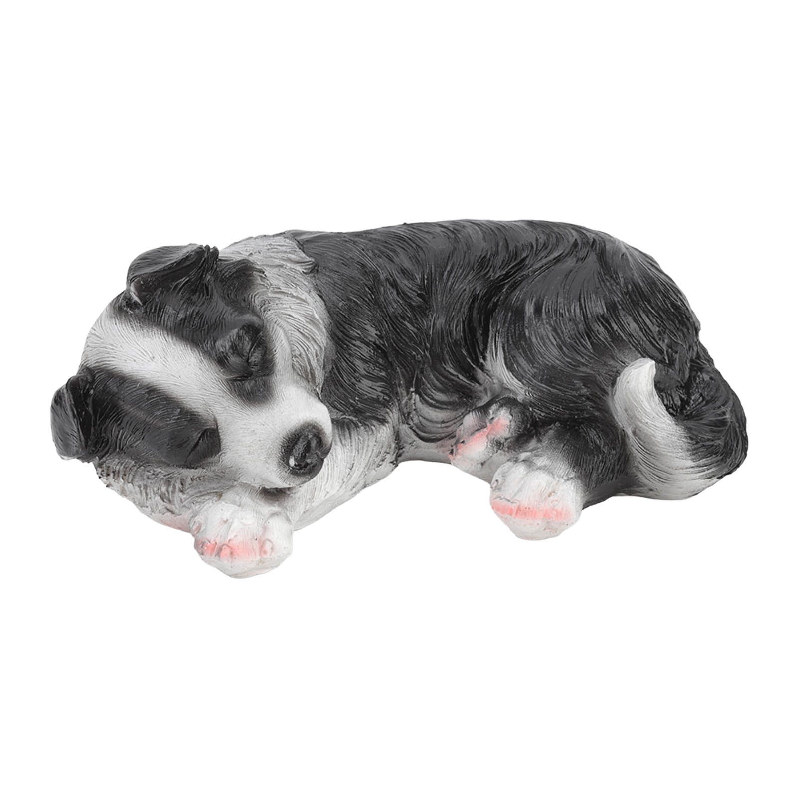 Puppy Statues Sculptures Synthetic Resin Waterproof Border Collie Statue view 3