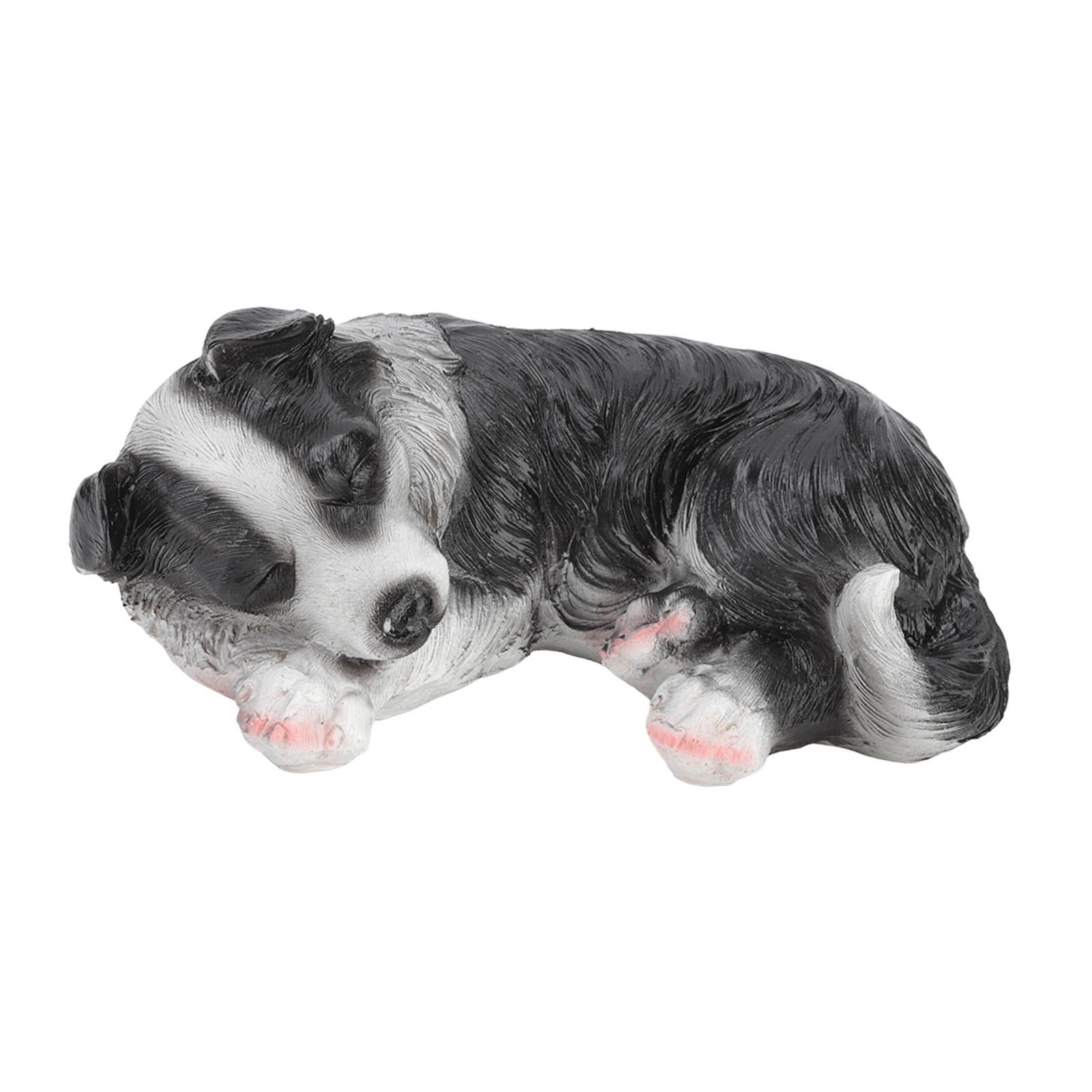 Puppy Statues Sculptures Synthetic Resin Waterproof Border Collie Statue view 10