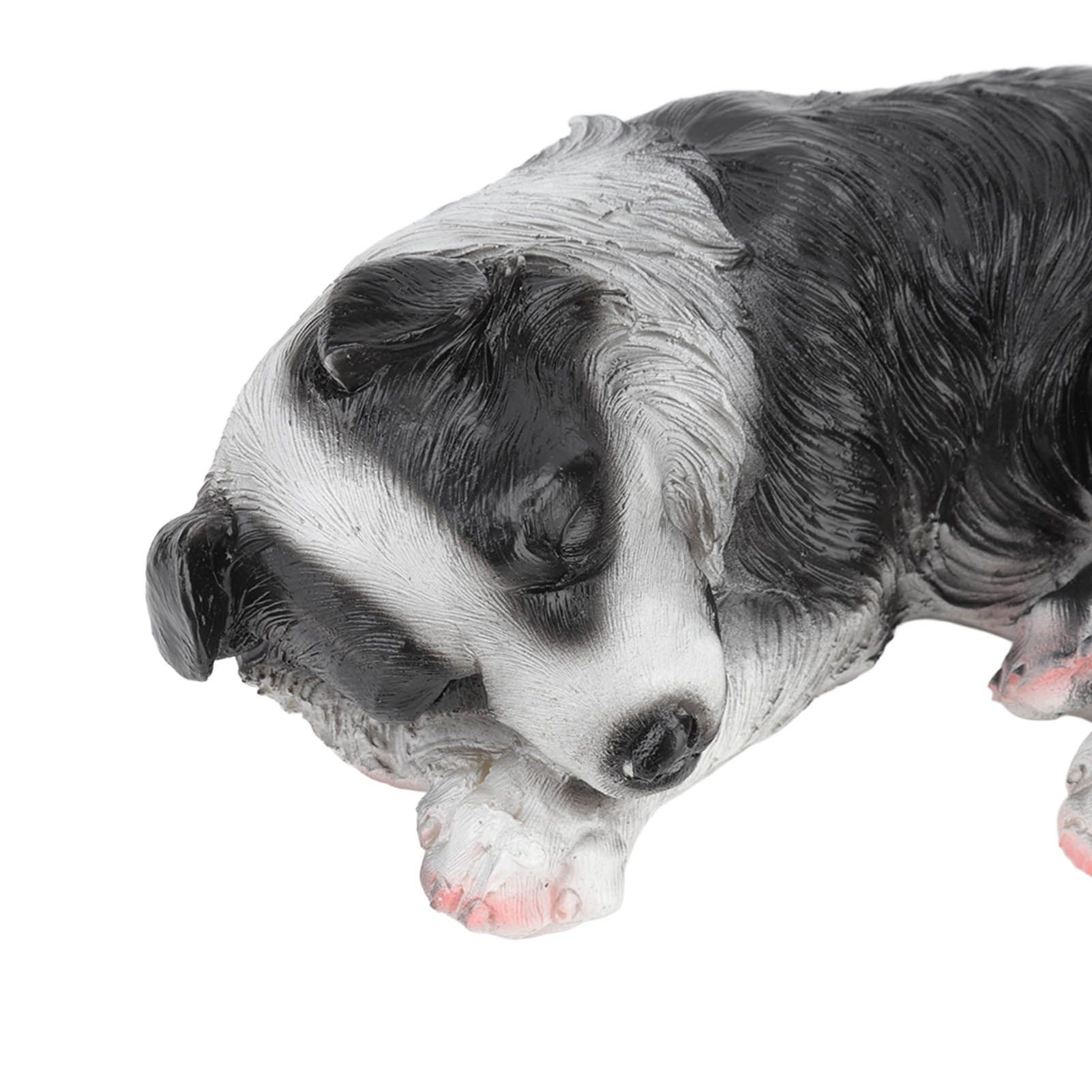 Puppy Statues Sculptures Synthetic Resin Waterproof Border Collie Statue view 15