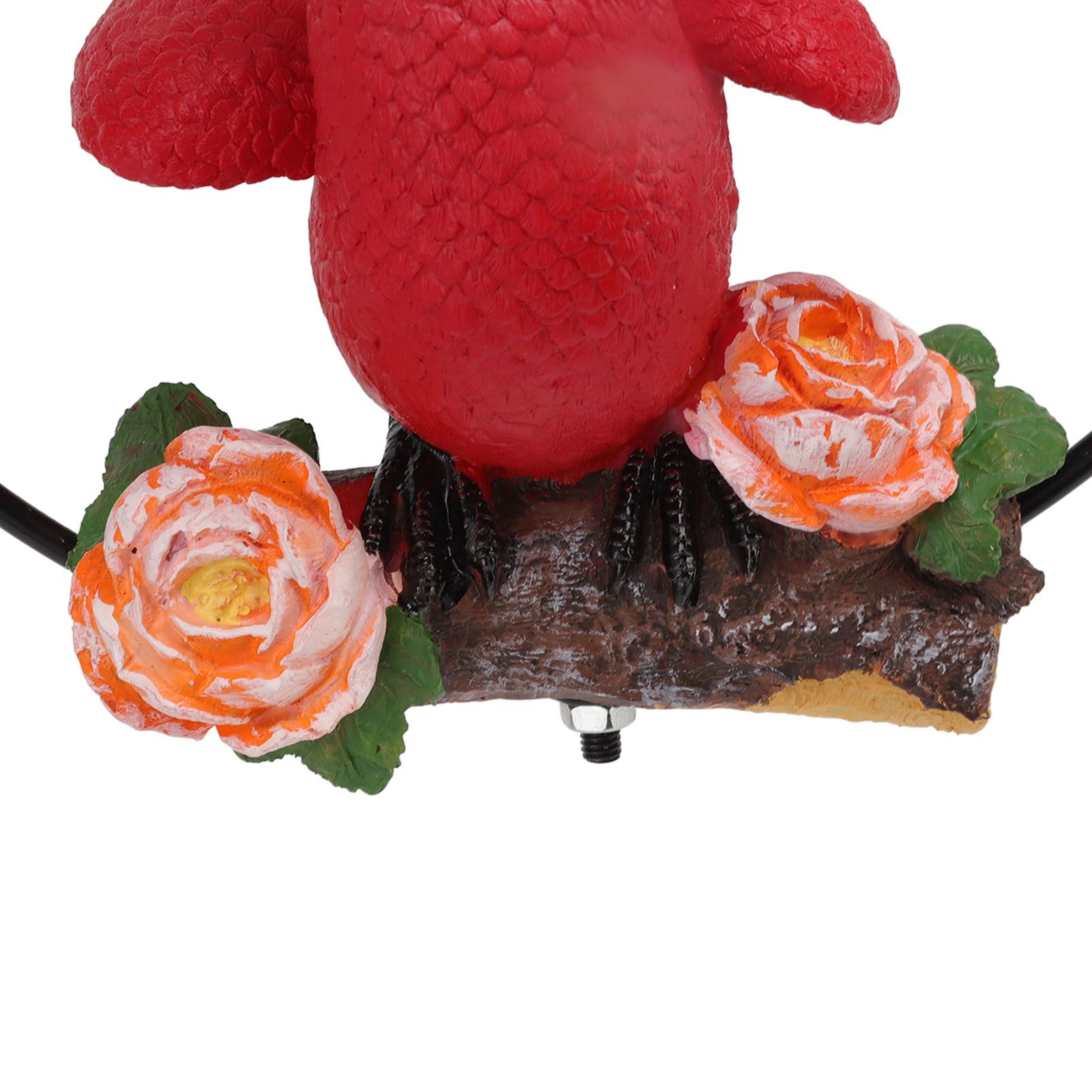 Hanging Iron Ring Parrots Resin Waterproof Exquisite Garden Hanging Parrot view 14
