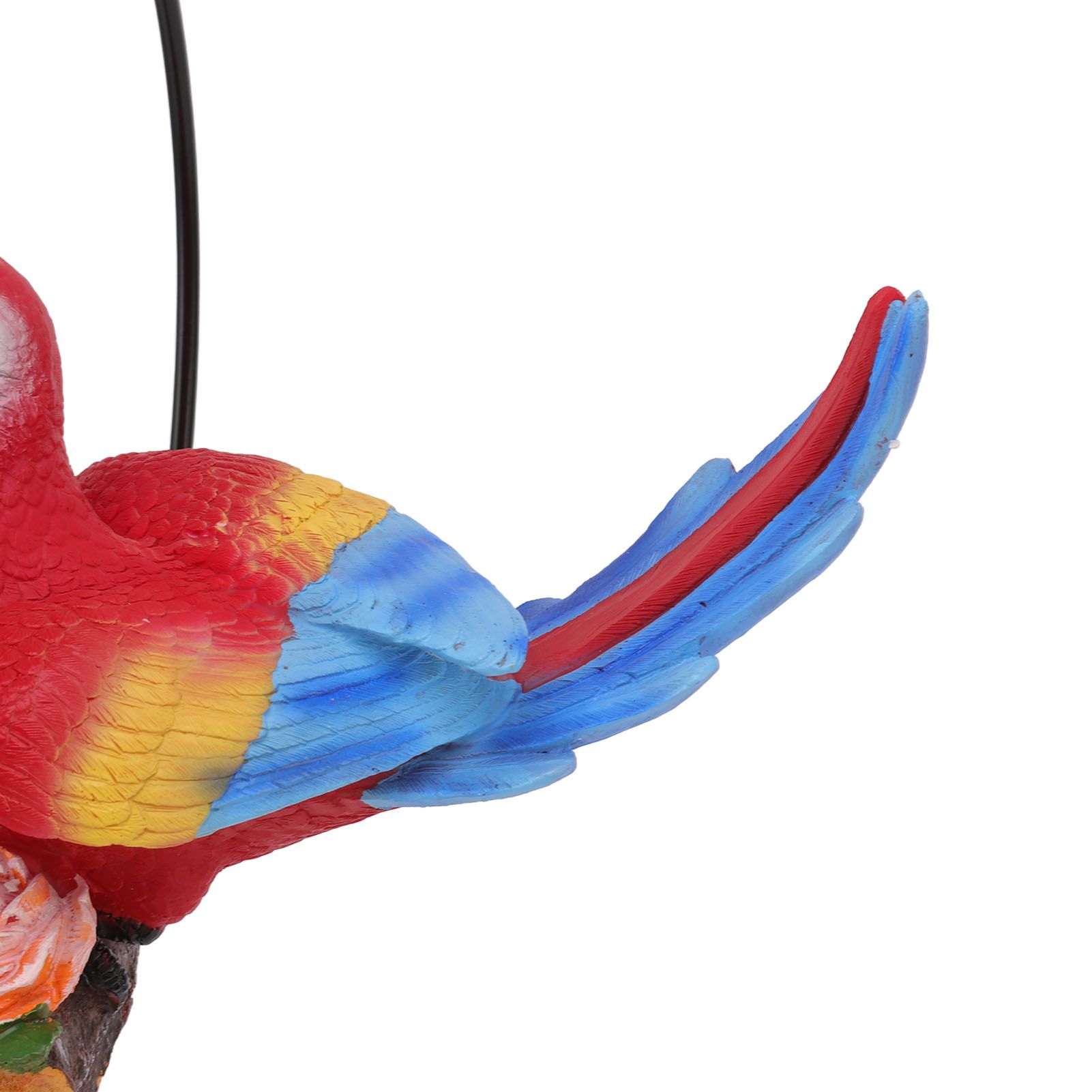 Hanging Iron Ring Parrots Resin Waterproof Exquisite Garden Hanging Parrot view 15