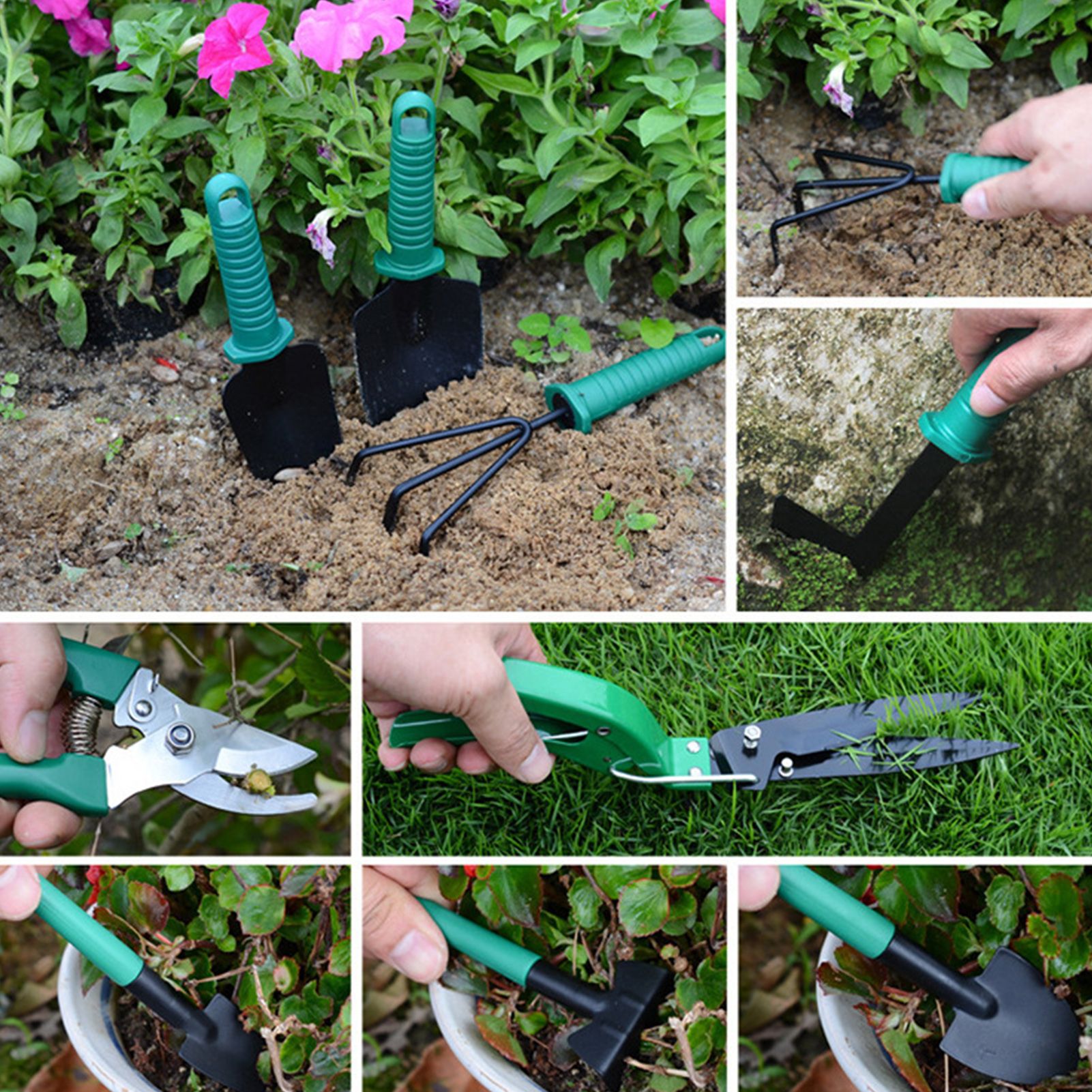 Potted Plant Pruning Shovel Kit Garden Planting Weeding Set Bonsai Trimming view 8