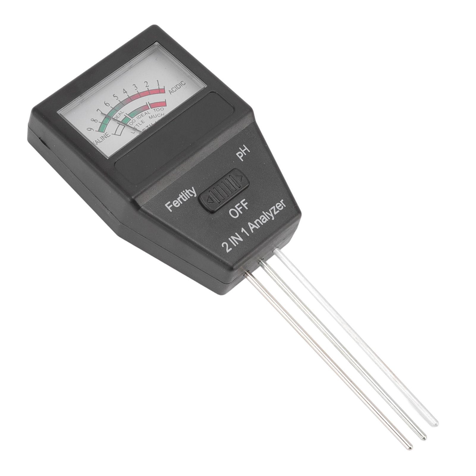 2 in 1 Soil PH Meter Soil Fertility Tester with 3 Probes for Home Garden Lawn view 9