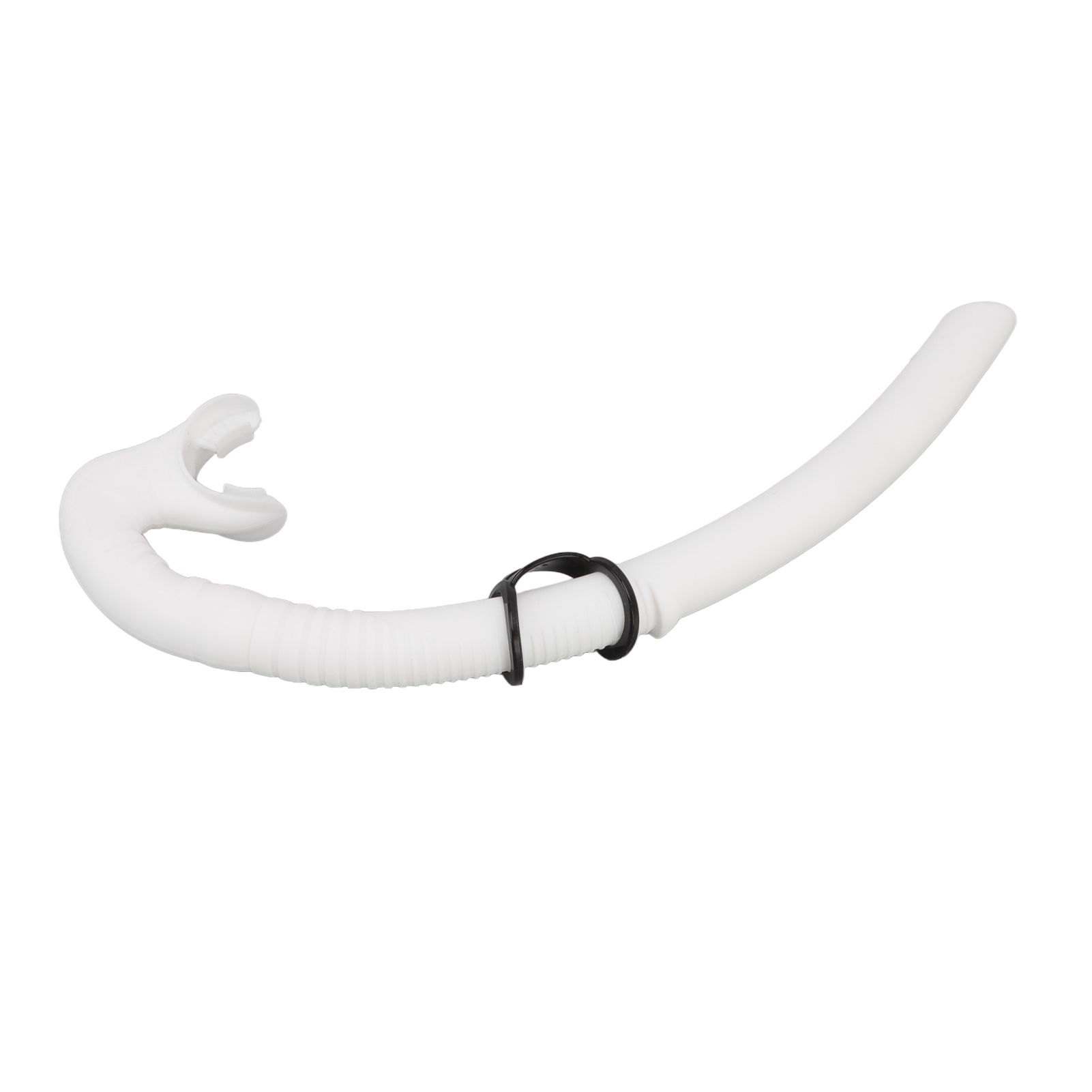 Diving Breathing Tube Foldable Soft Mouthpiece Silicone Freediving Snorkel for view 3