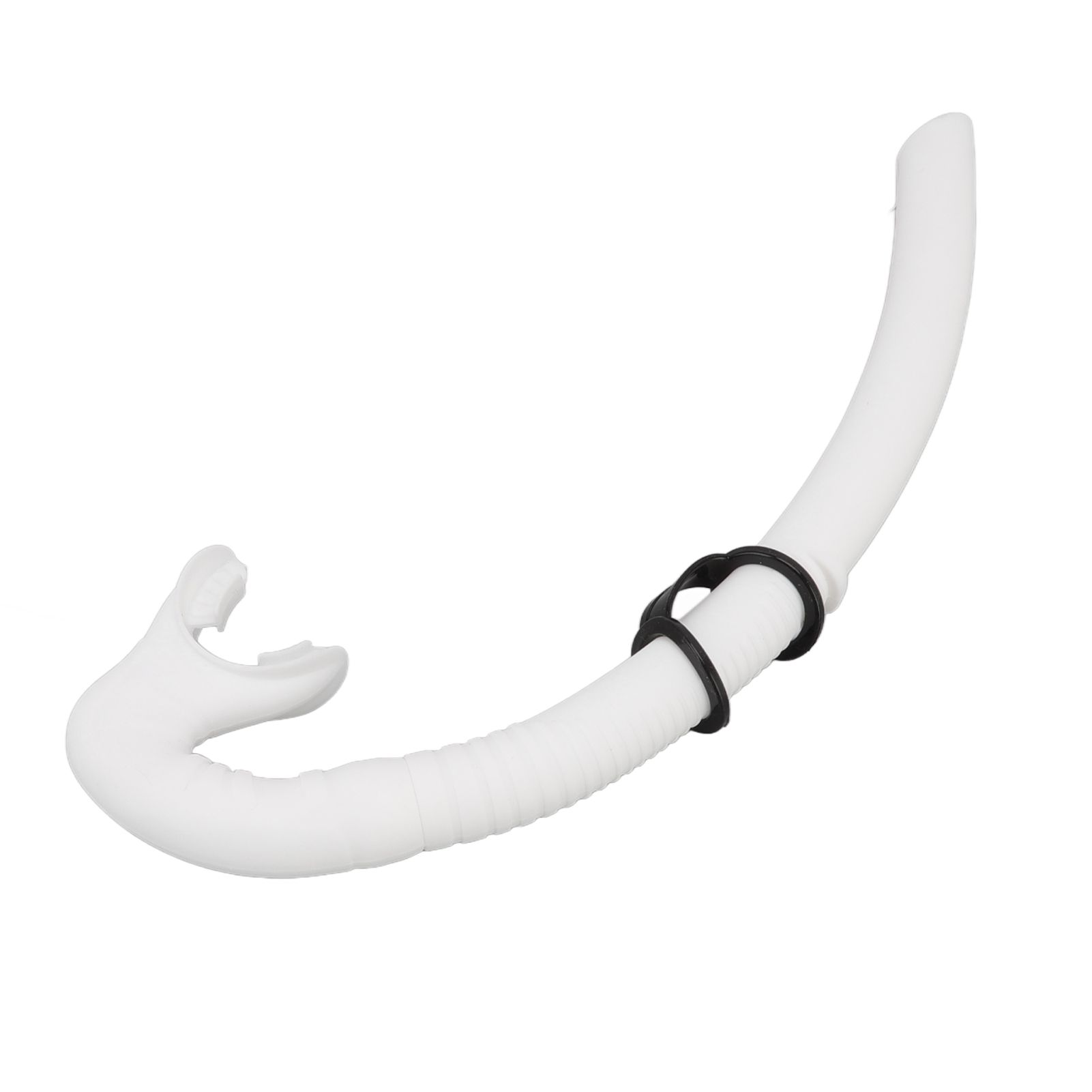 Diving Breathing Tube Foldable Soft Mouthpiece Silicone Freediving Snorkel for view 4