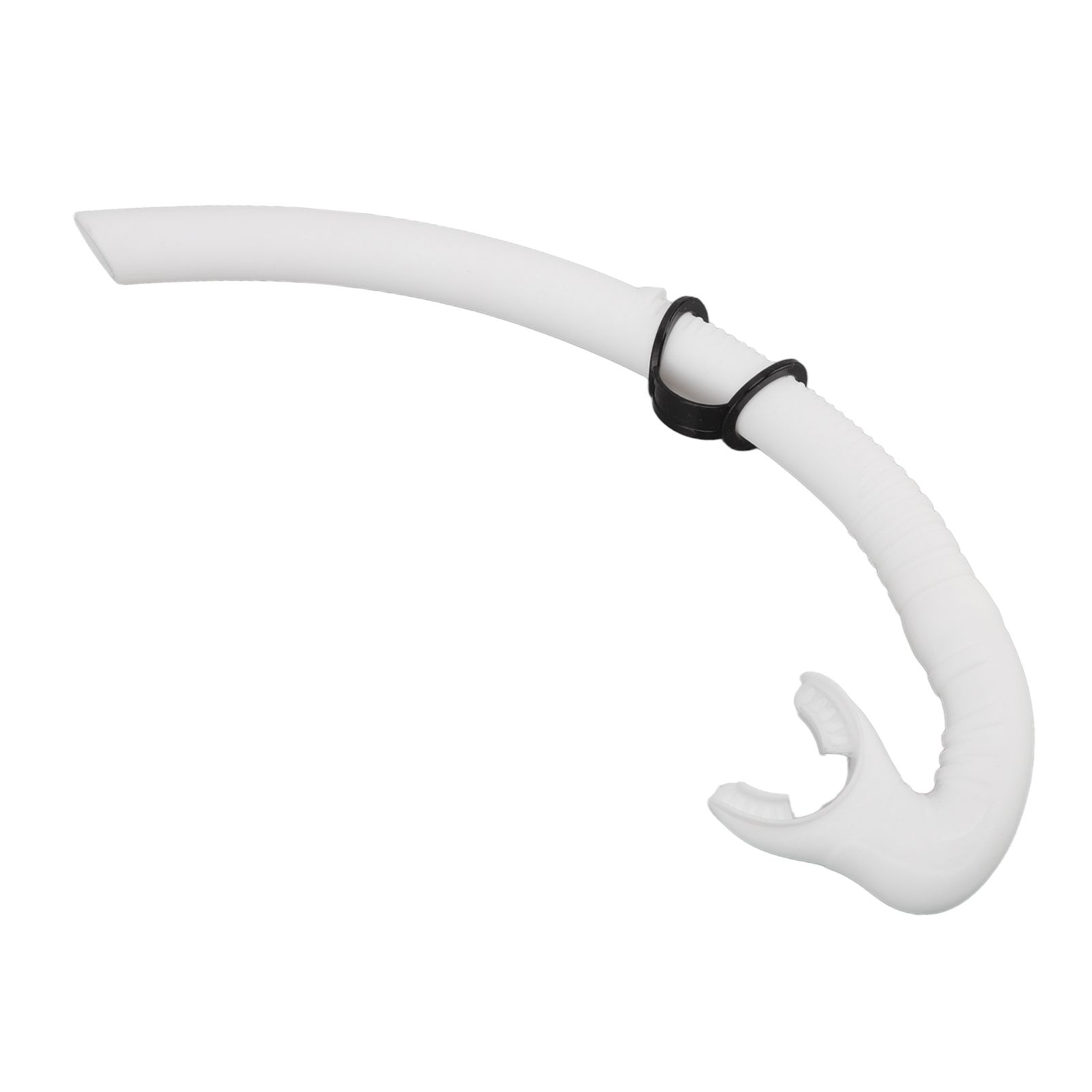 Diving Breathing Tube Foldable Soft Mouthpiece Silicone Freediving Snorkel for view 10