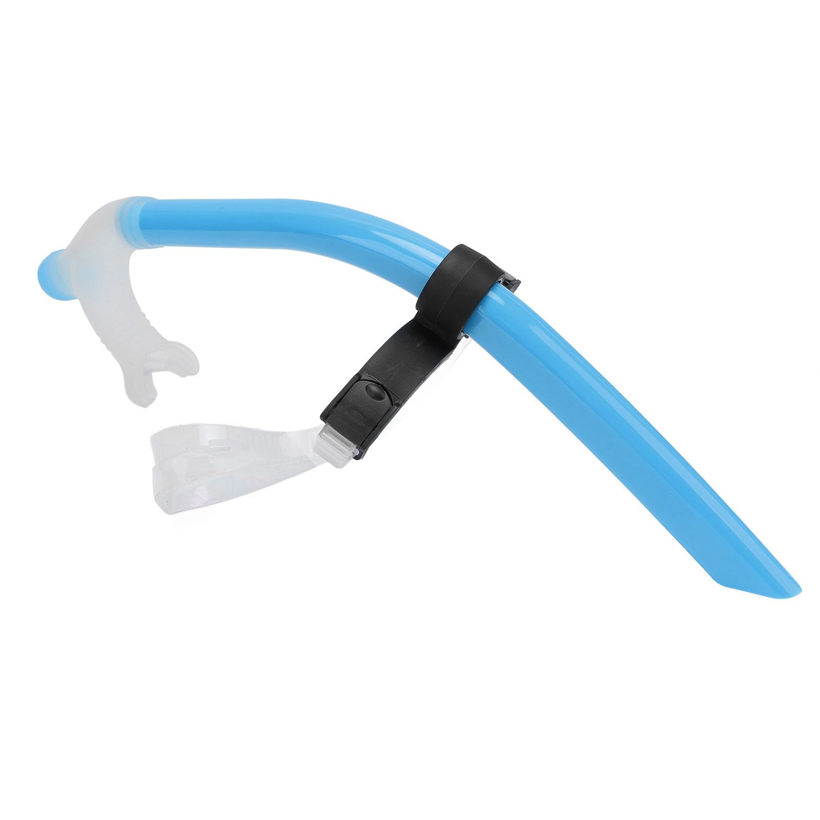 Swimming Snorkel Reduced Drag Silicone Swimming Breathing Tube with Adjustable view 3