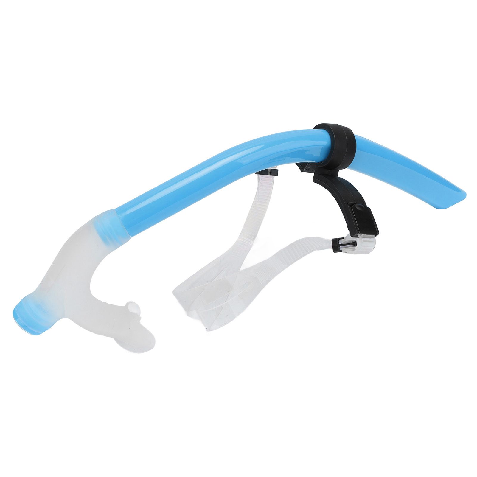 Swimming Snorkel Reduced Drag Silicone Swimming Breathing Tube with Adjustable view 4