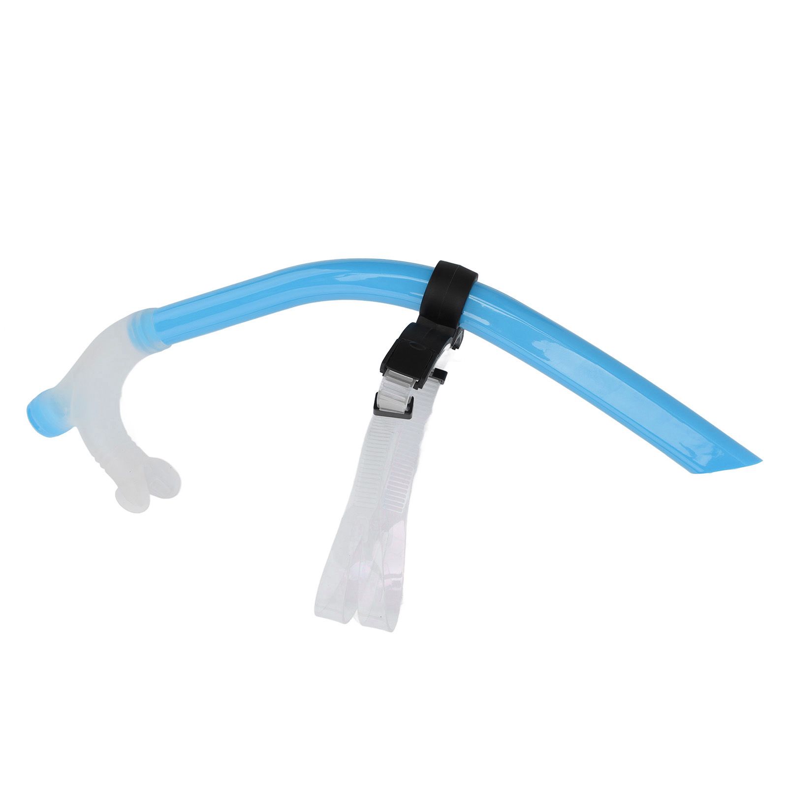 Swimming Snorkel Reduced Drag Silicone Swimming Breathing Tube with Adjustable view 5