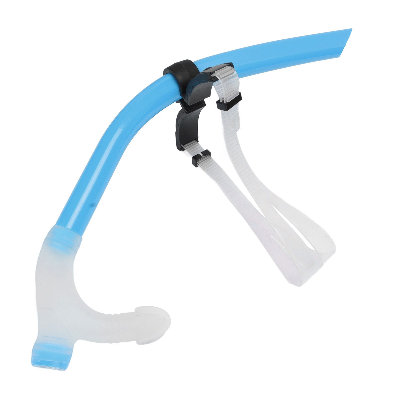 Swimming Snorkel Reduced Drag Silicone Swimming Breathing Tube with Adjustable view 7