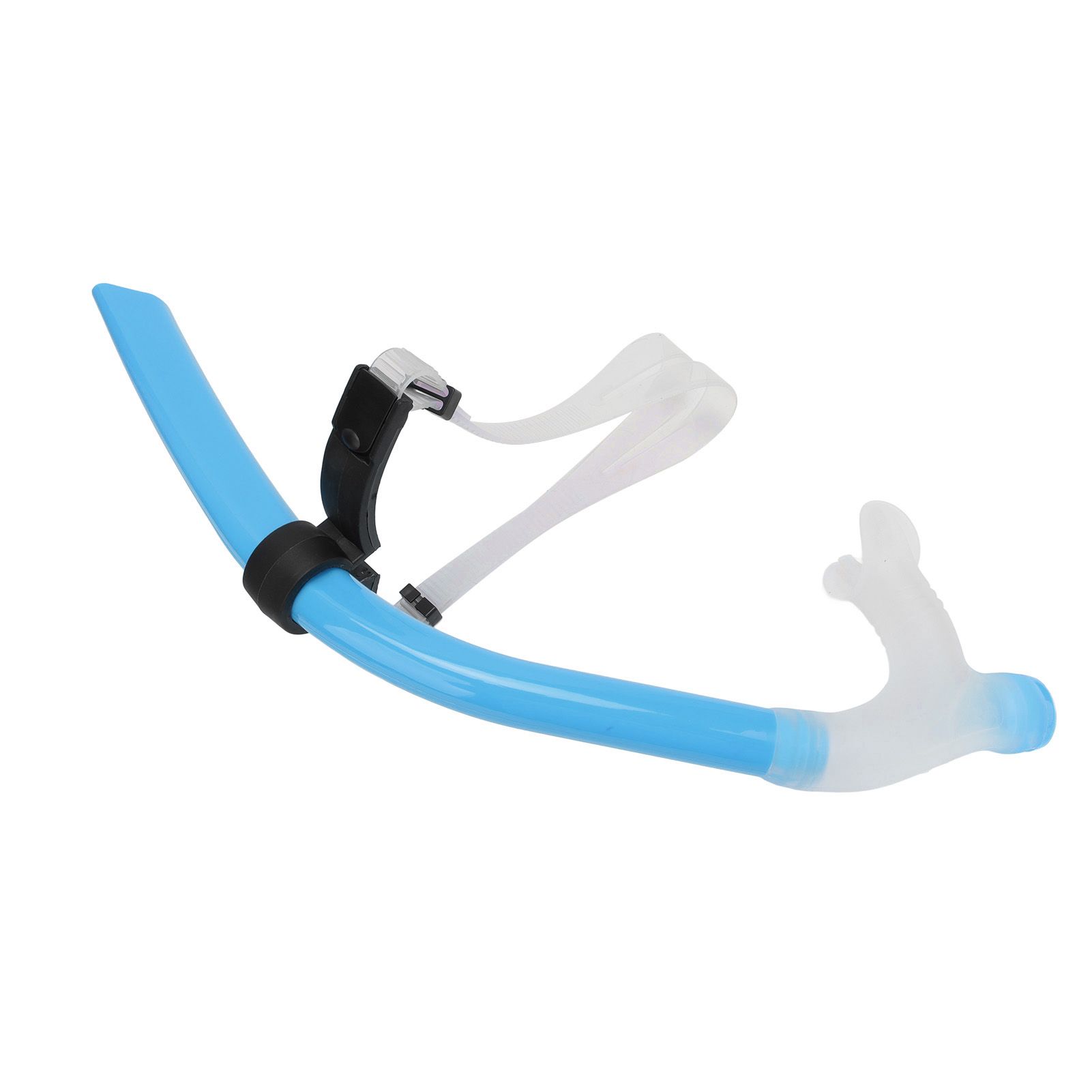 Swimming Snorkel Reduced Drag Silicone Swimming Breathing Tube with Adjustable view 8