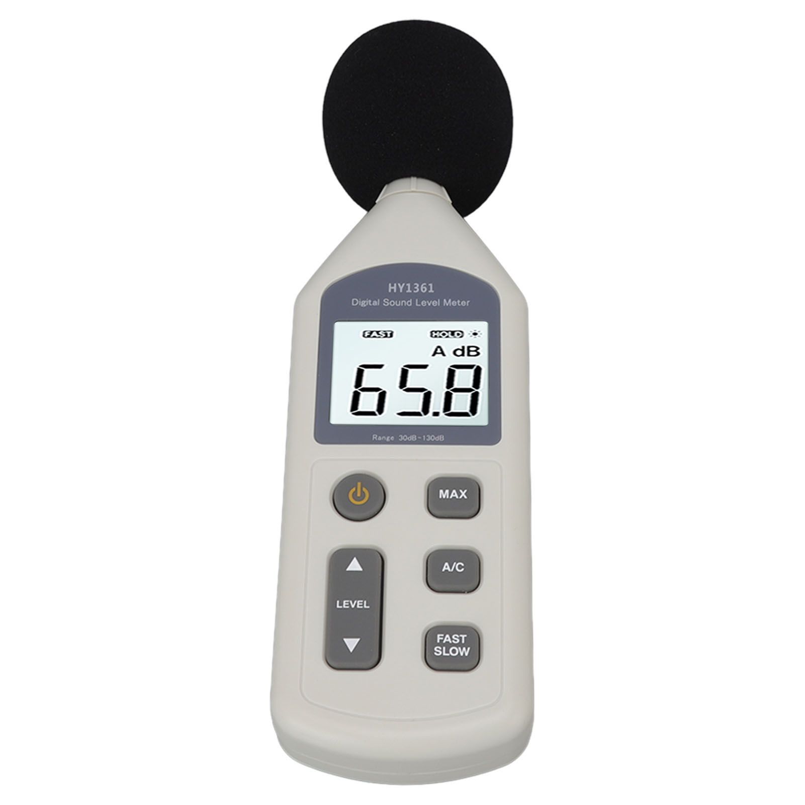 Decibel Meter High Accuracy LCD Screen 30 to 130dBA 5V USB Noise Detector with view 3