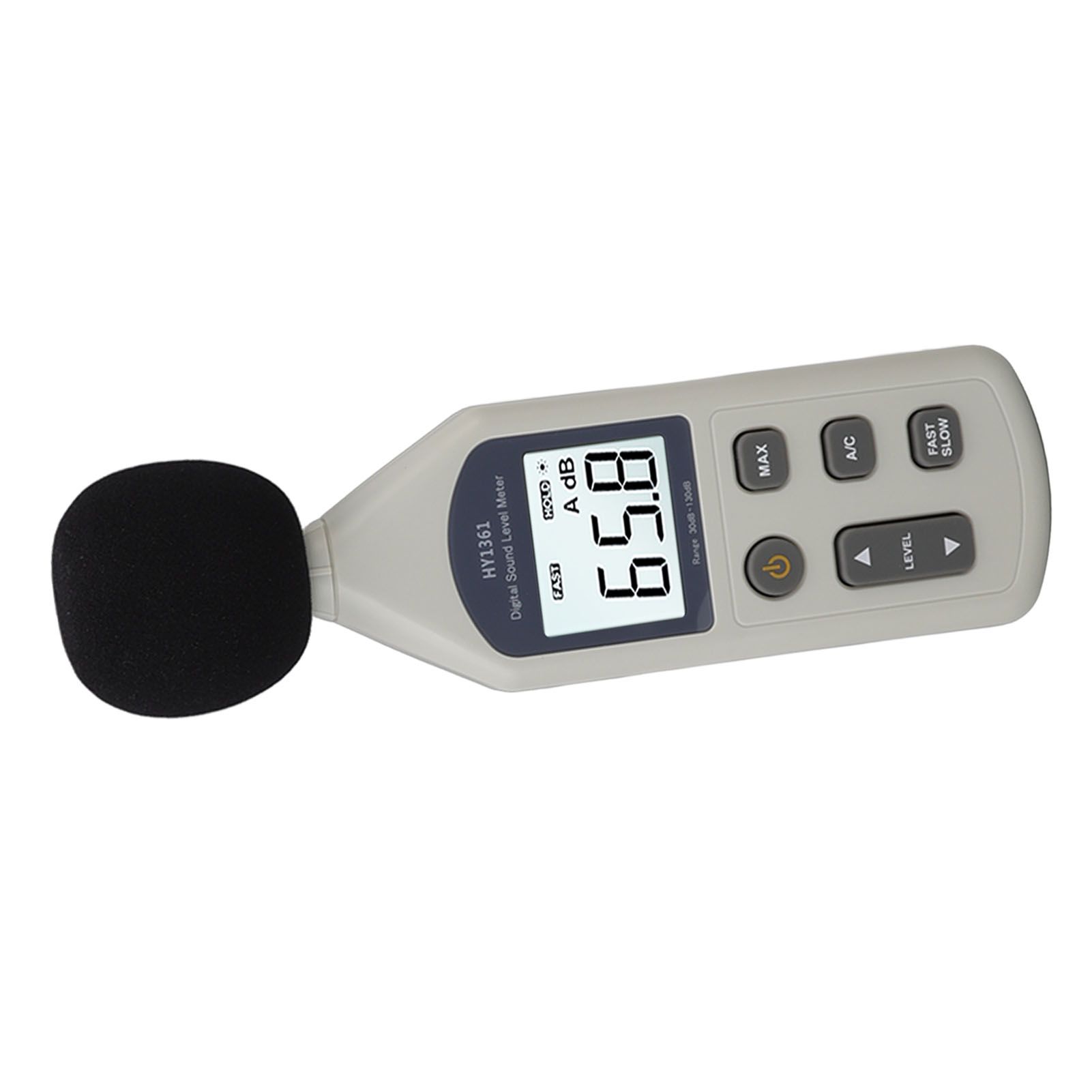 Decibel Meter High Accuracy LCD Screen 30 to 130dBA 5V USB Noise Detector with view 5