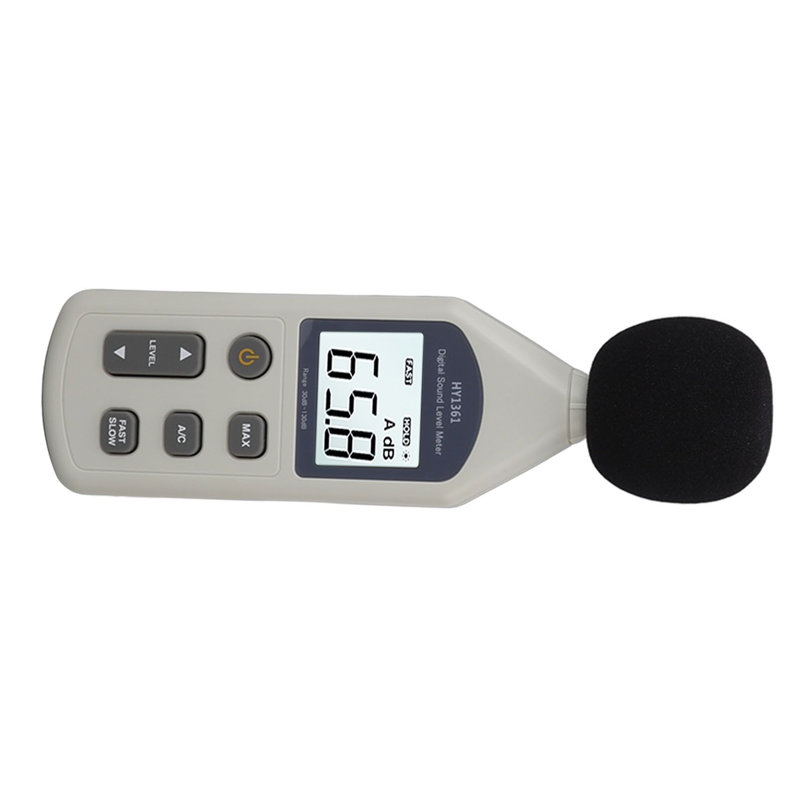 Decibel Meter High Accuracy LCD Screen 30 to 130dBA 5V USB Noise Detector with view 7