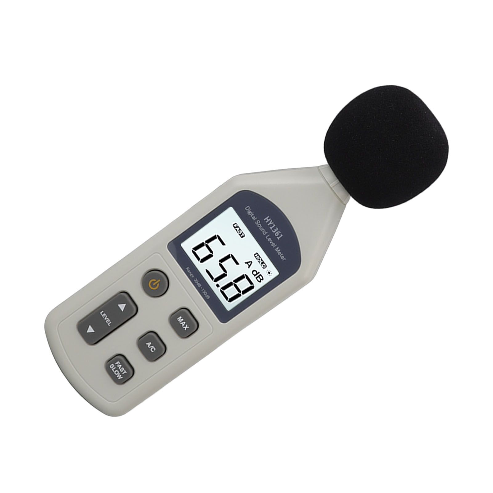Decibel Meter High Accuracy LCD Screen 30 to 130dBA 5V USB Noise Detector with view 8