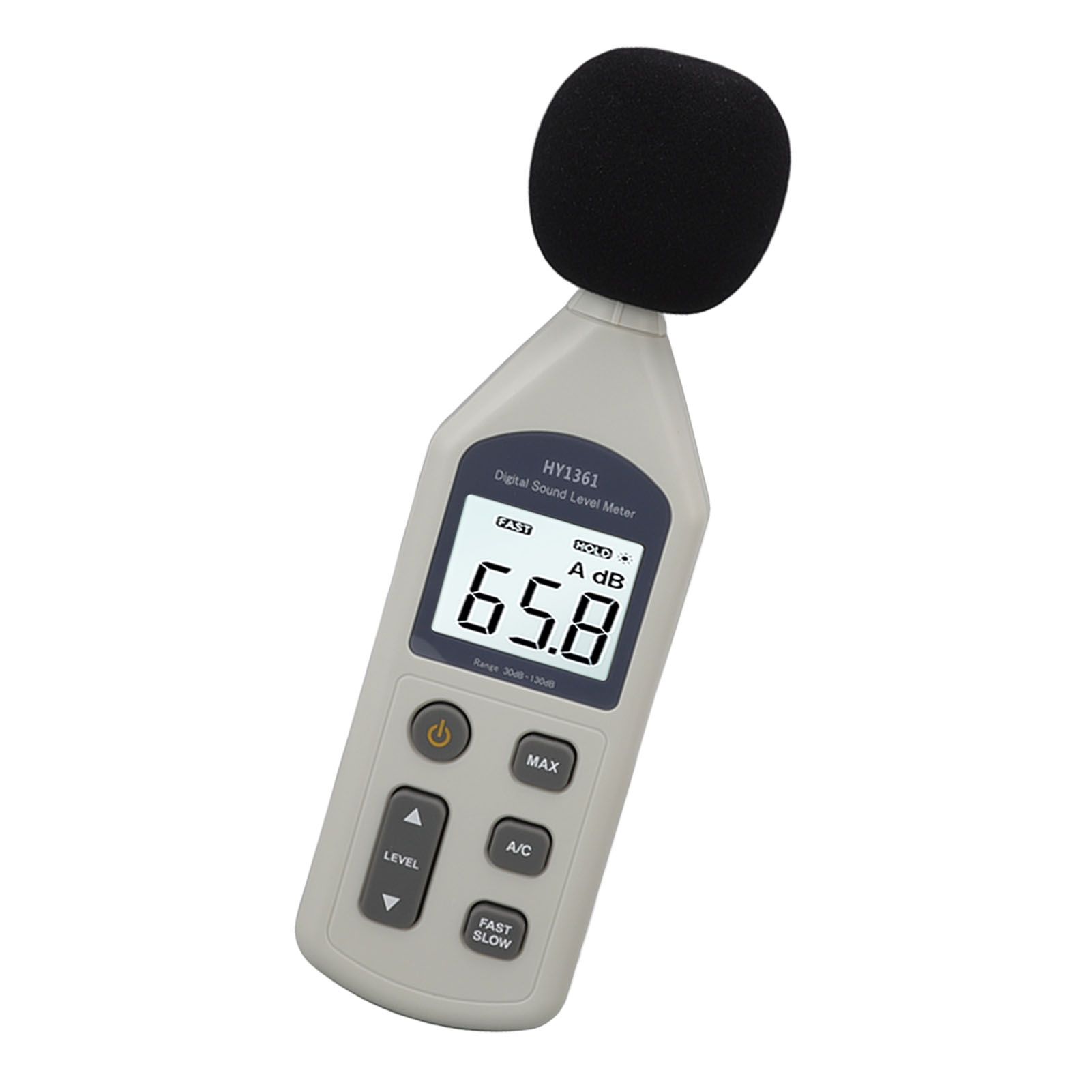 Decibel Meter High Accuracy LCD Screen 30 to 130dBA 5V USB Noise Detector with view 9