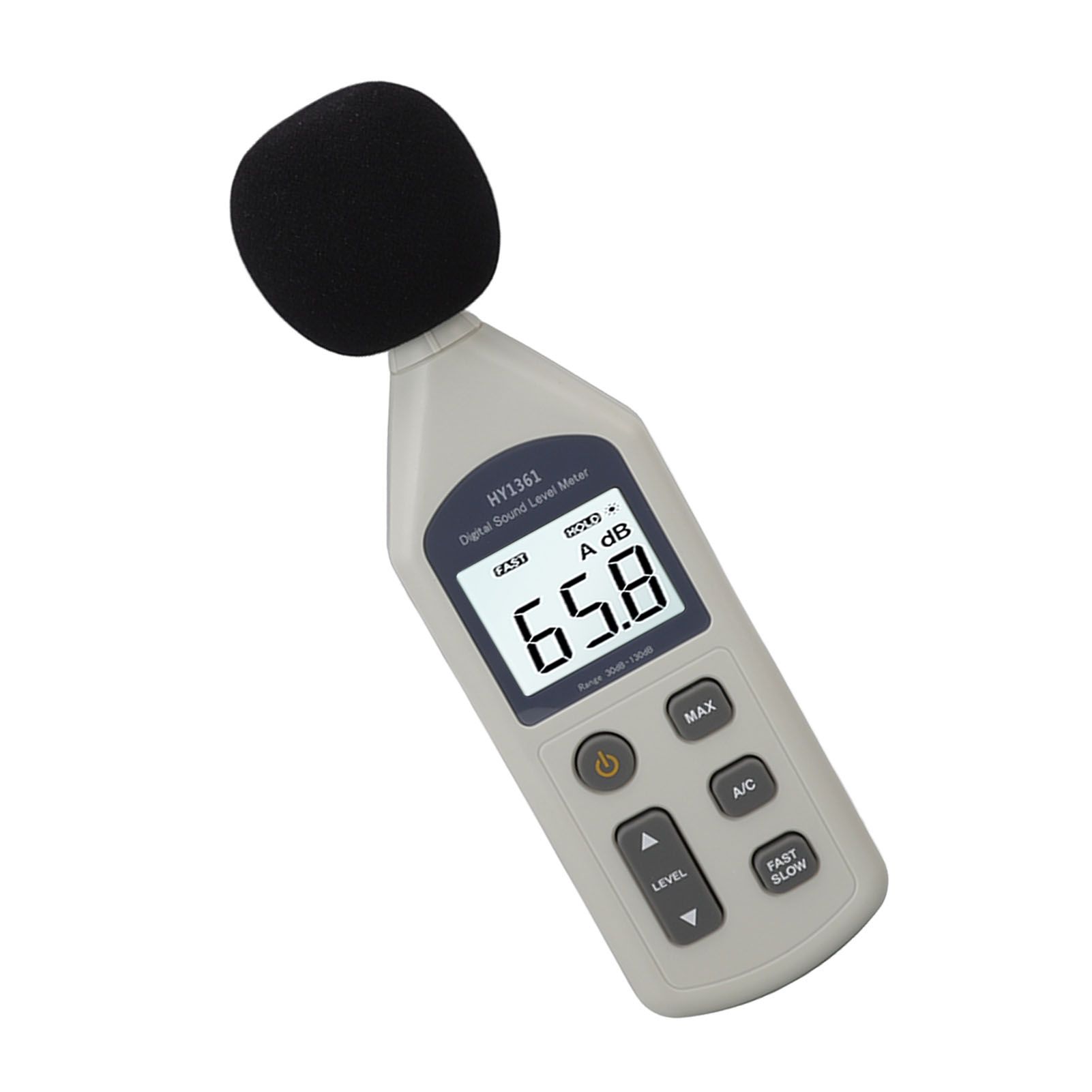 Decibel Meter High Accuracy LCD Screen 30 to 130dBA 5V USB Noise Detector with view 10