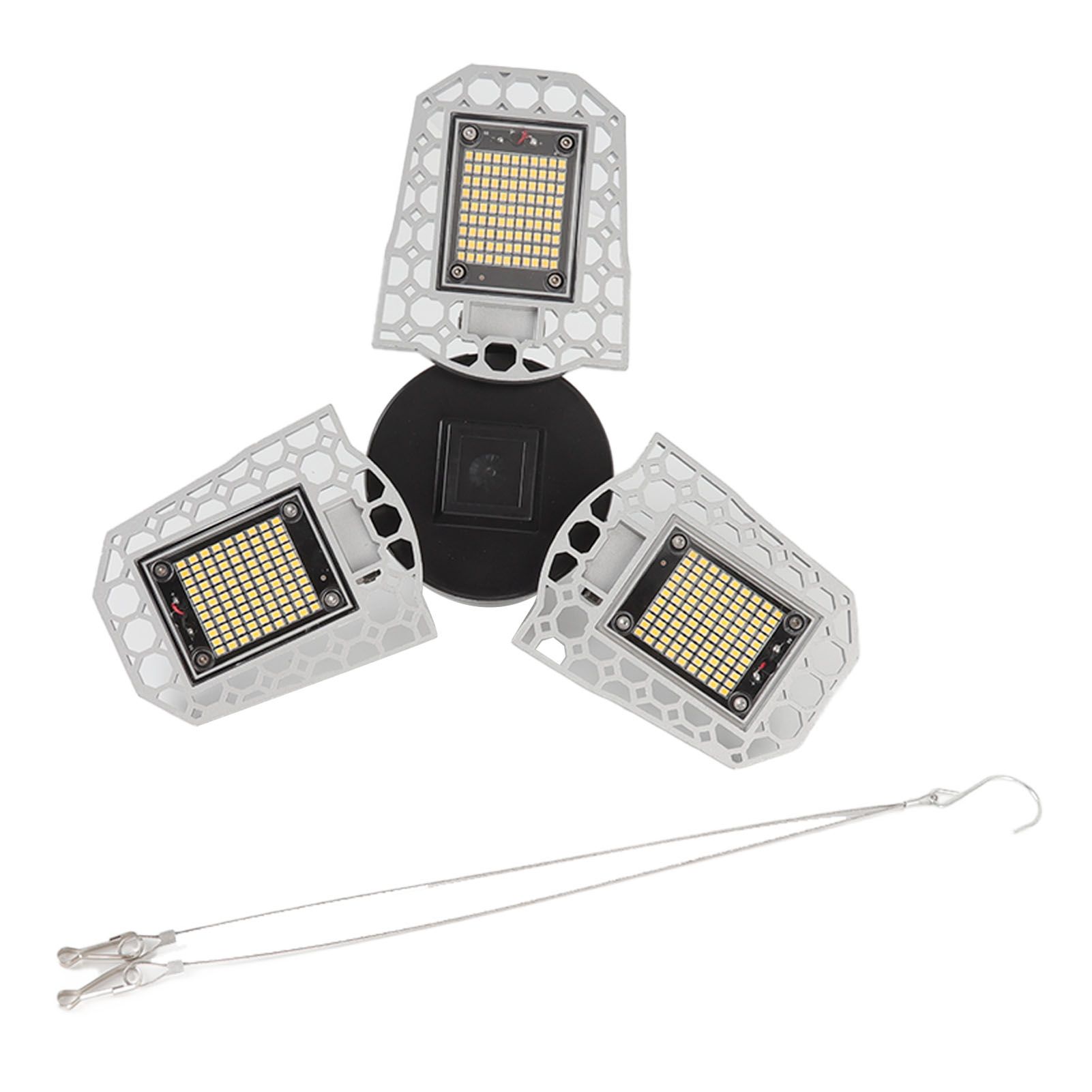 LED Grow Light 297 LEDs Folding Three Leaves Indoor Plant Grow Light for view 2