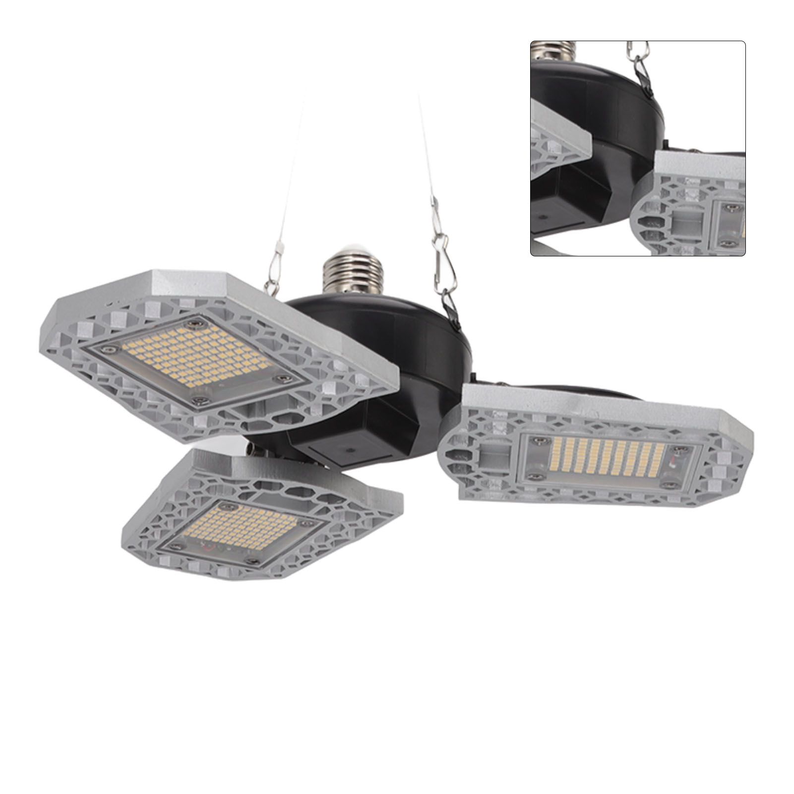 LED Grow Light 297 LEDs Folding Three Leaves Indoor Plant Grow Light for view 10