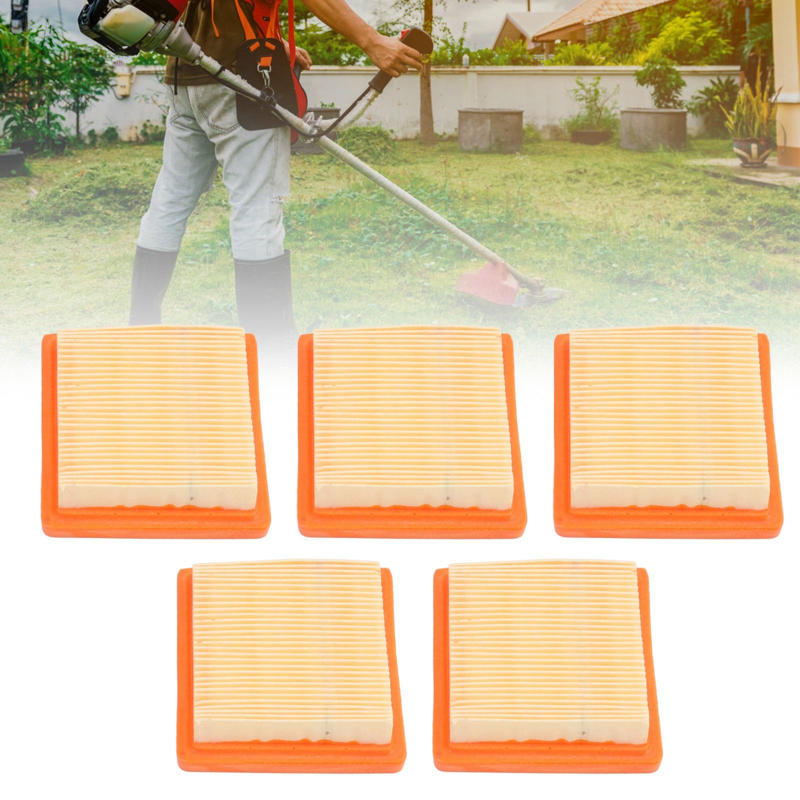 5PCS Trimmer Air Filter Panel Filter Paper Trimmer Air Filter Replacement for view 12
