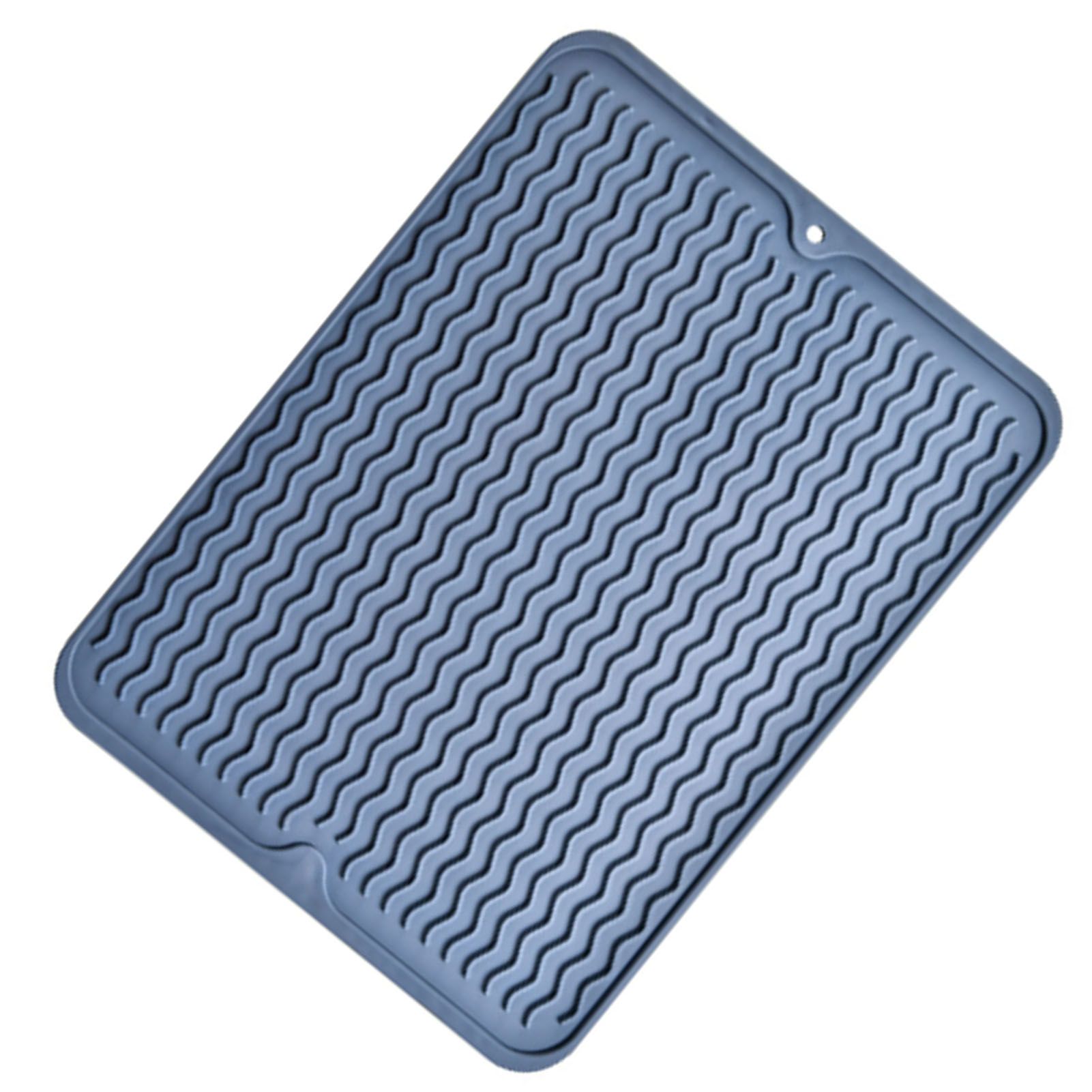 Table Insulating Rubber Mat Anti Slip Waterproof Heat Resistant Dish Drying view 2