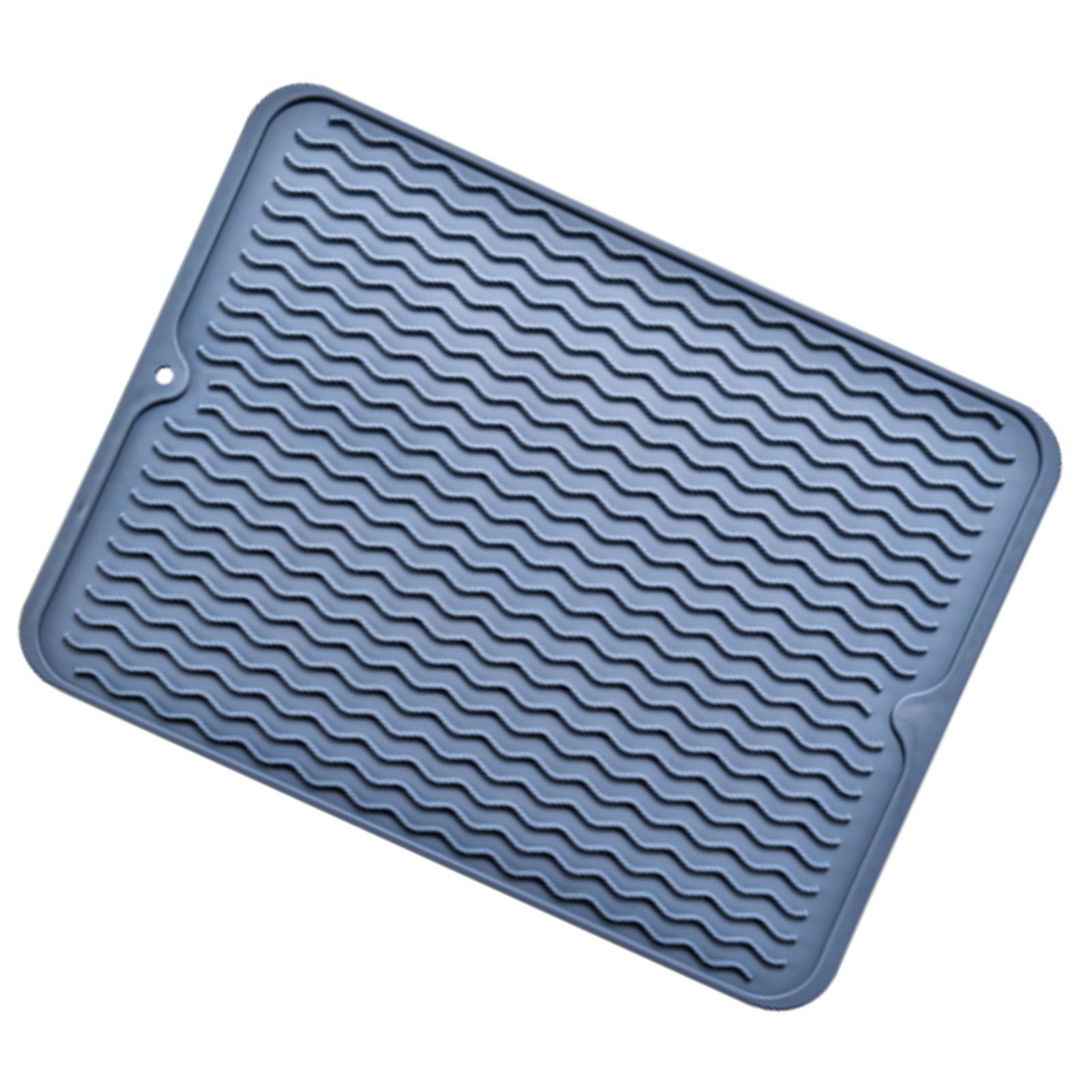 Table Insulating Rubber Mat Anti Slip Waterproof Heat Resistant Dish Drying view 3