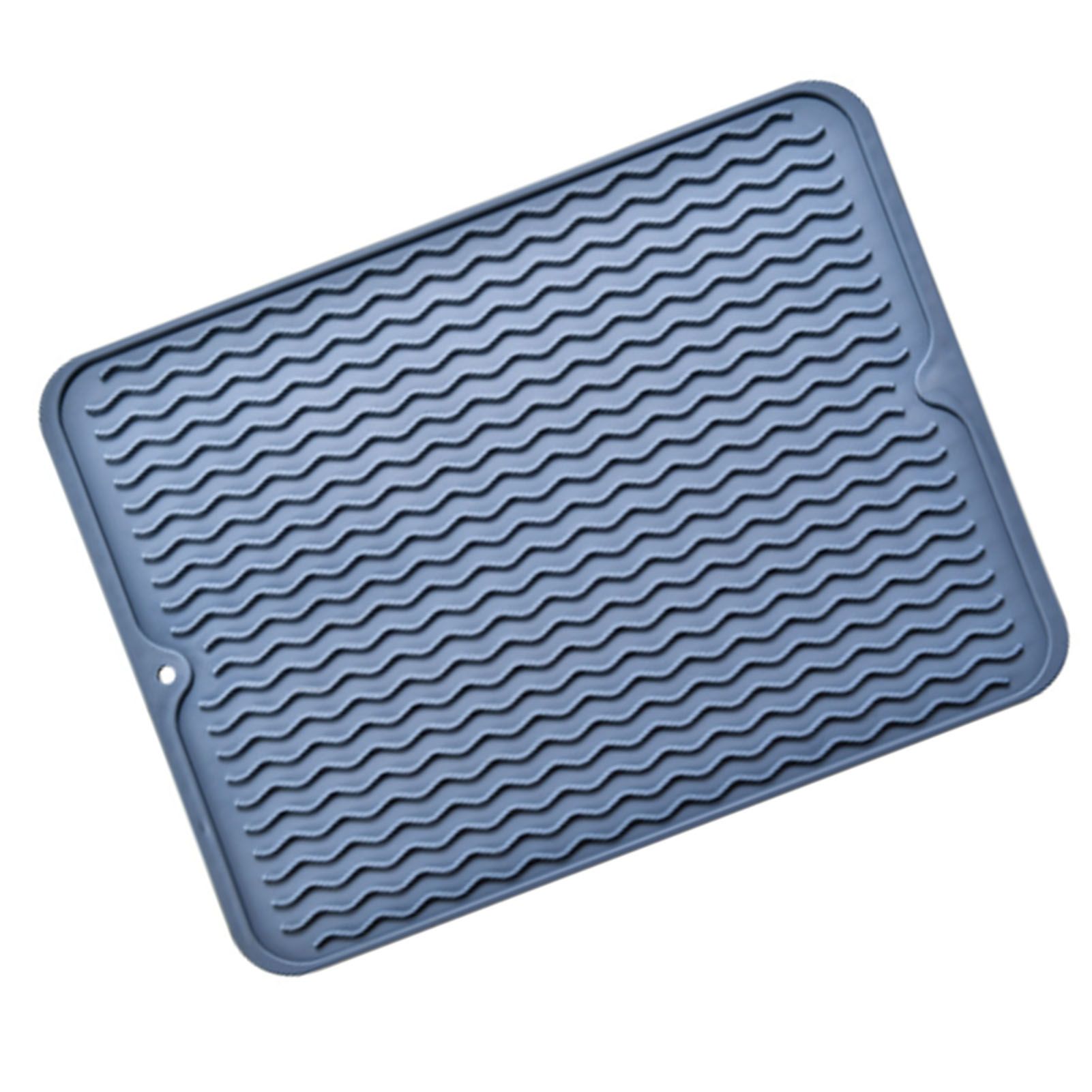 Table Insulating Rubber Mat Anti Slip Waterproof Heat Resistant Dish Drying view 4