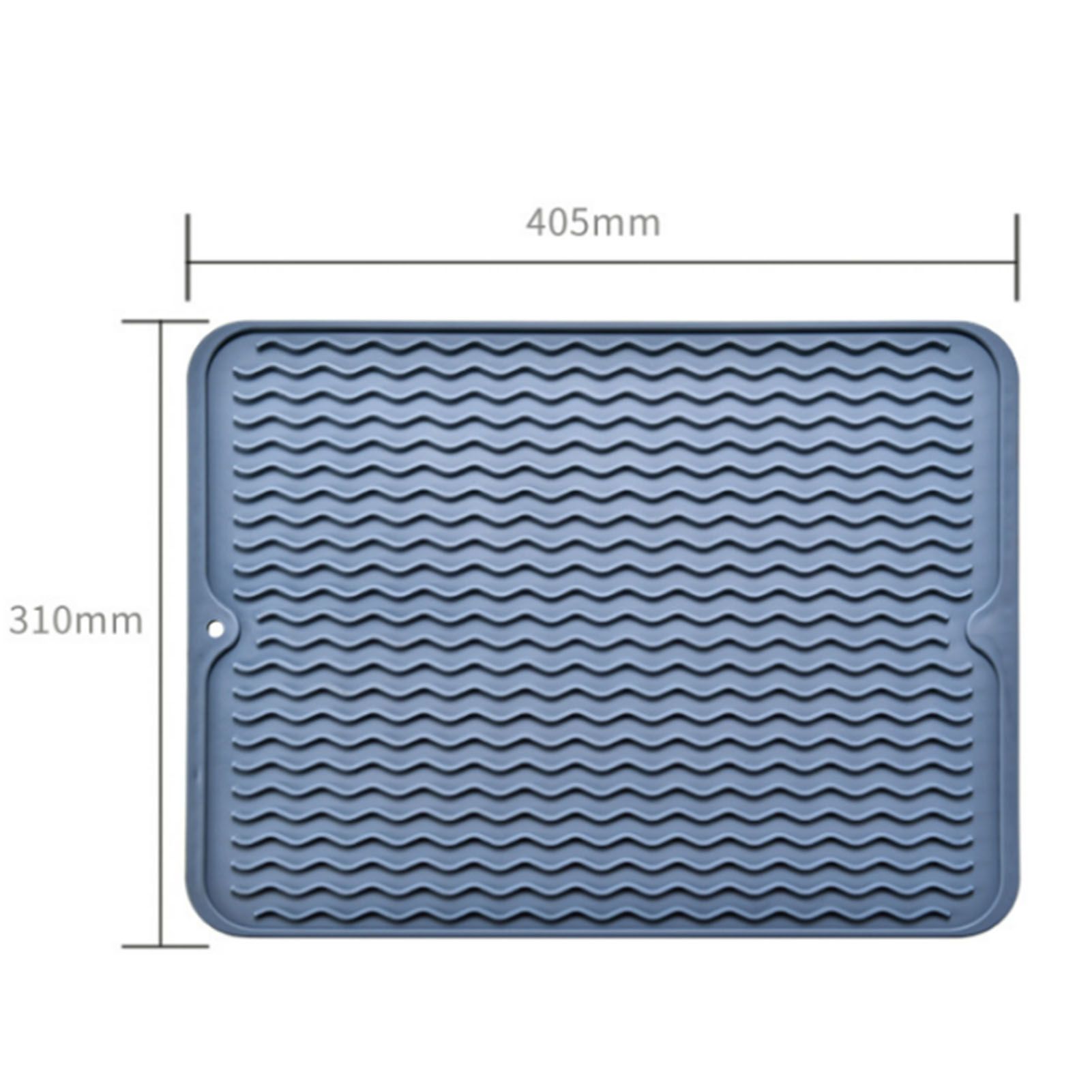Table Insulating Rubber Mat Anti Slip Waterproof Heat Resistant Dish Drying view 12