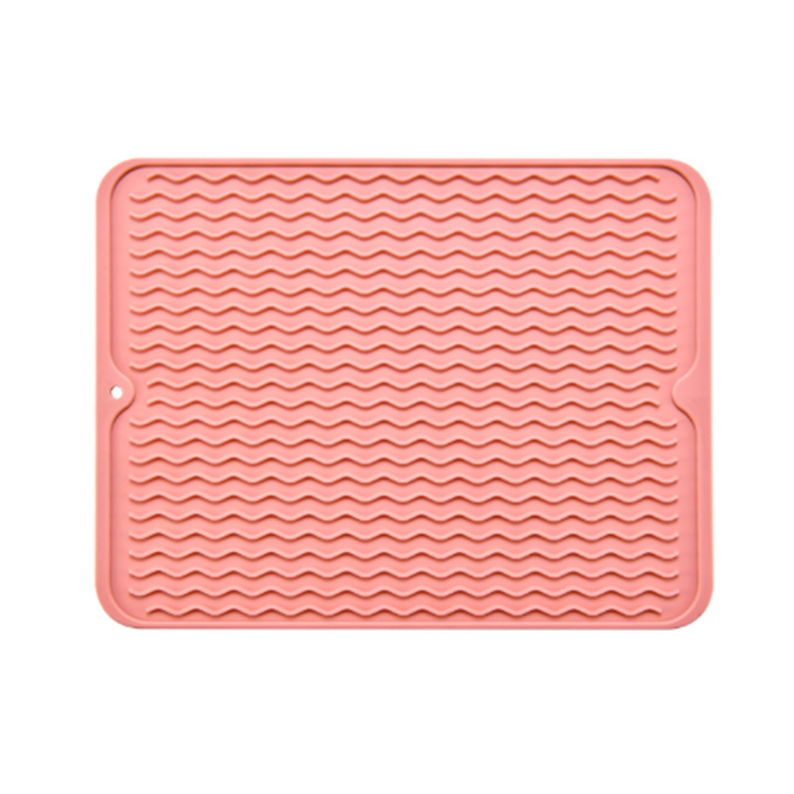Table Insulating Rubber Mat Anti Slip Waterproof Heat Resistant Dish Drying