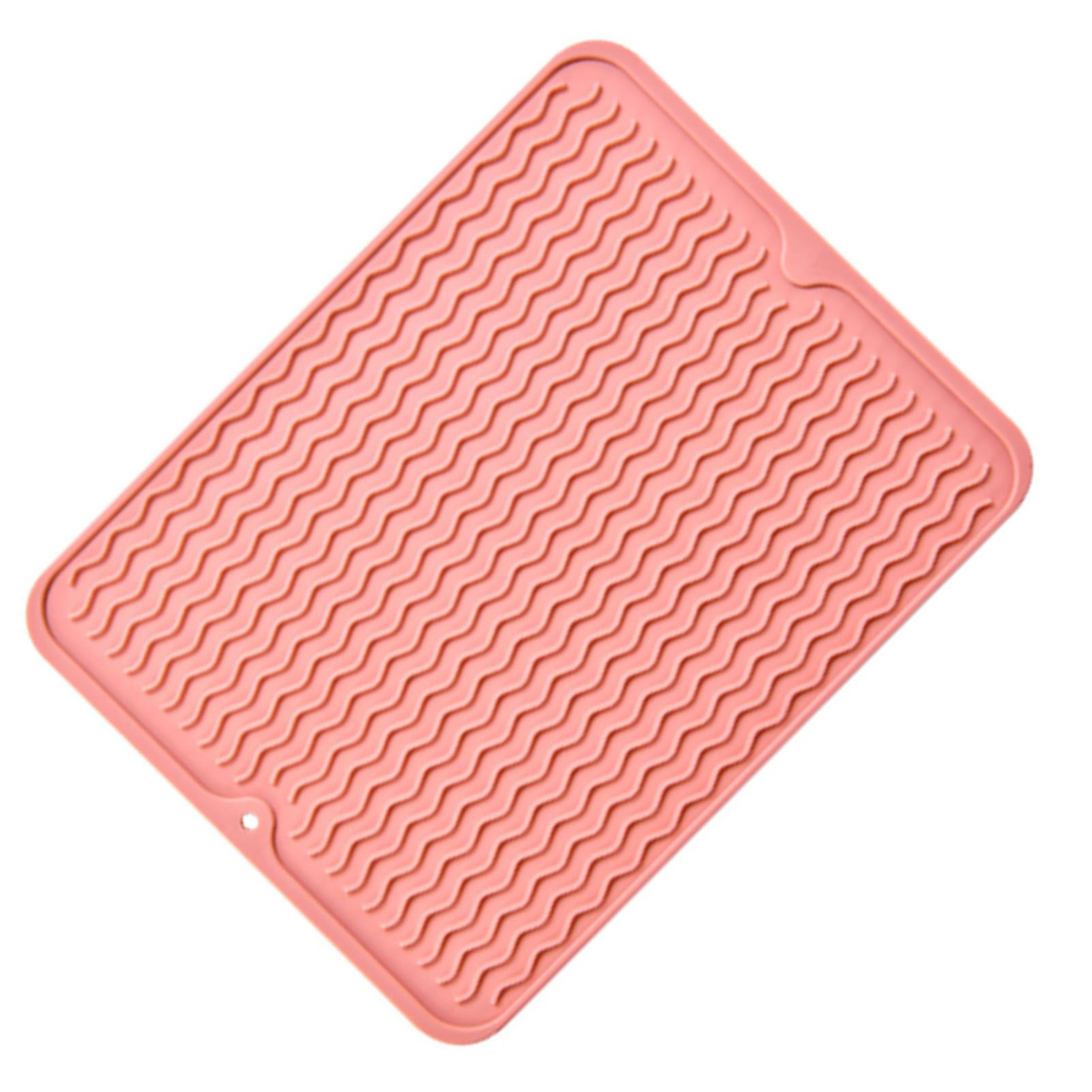 Table Insulating Rubber Mat Anti Slip Waterproof Heat Resistant Dish Drying view 3