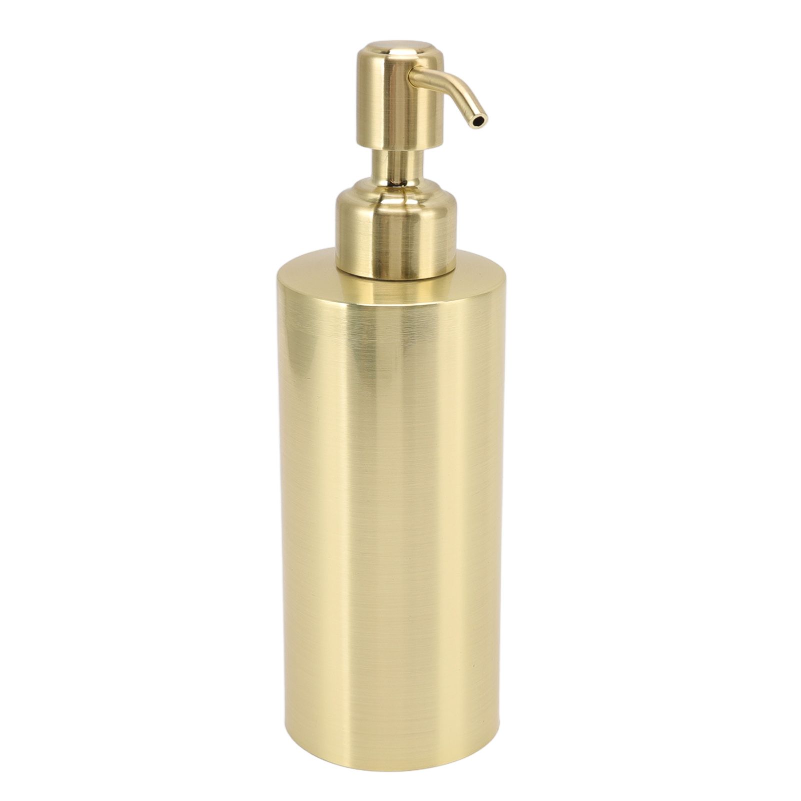 Soap Dispenser Stainless Steel Bottle Large Capacity Home Decoration with Pump — image 1