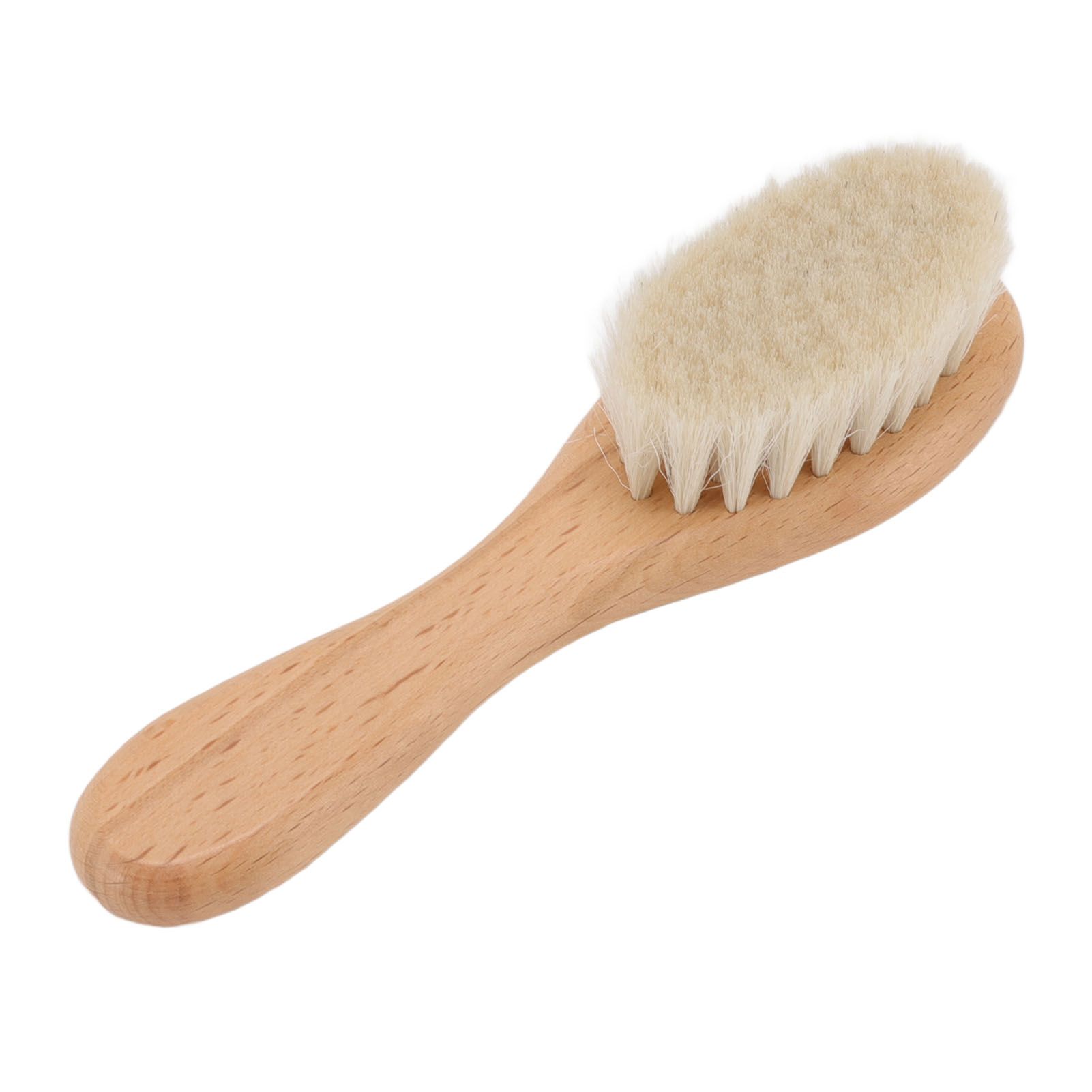 Baby Hair Wool Brush Soft Bristles Styling Beard Brush Baby Bathing Cleaning