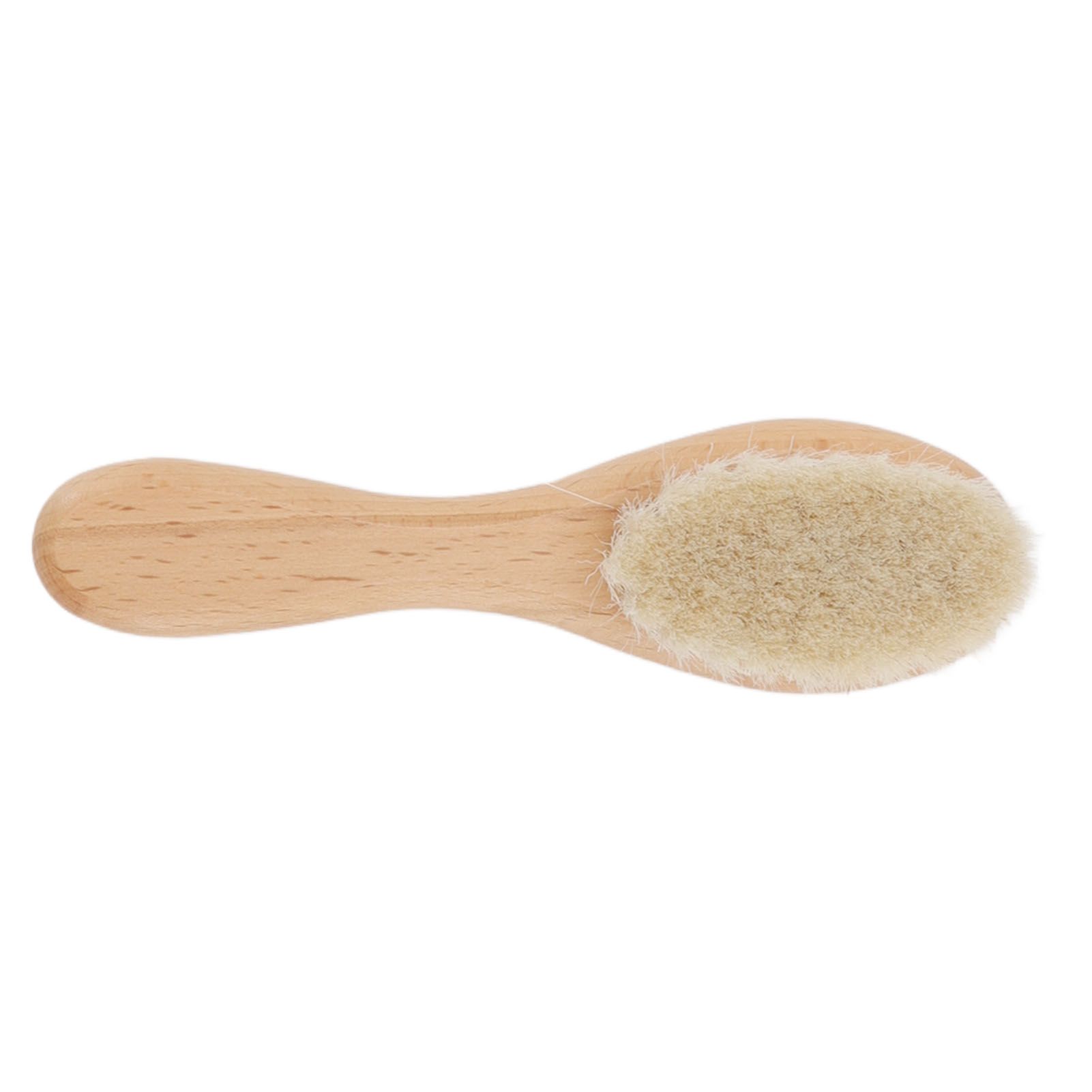Baby Hair Wool Brush Soft Bristles Styling Beard Brush Baby Bathing Cleaning view 7