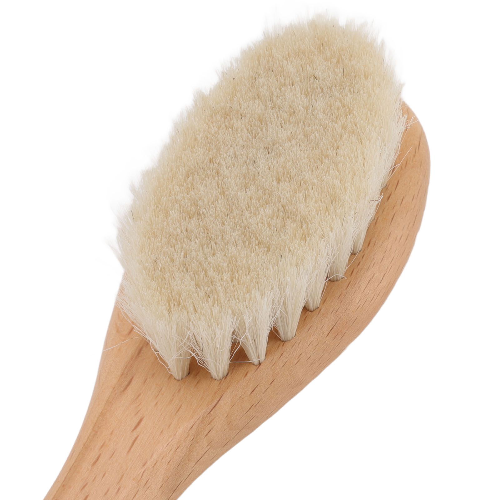 Baby Hair Wool Brush Soft Bristles Styling Beard Brush Baby Bathing Cleaning view 13