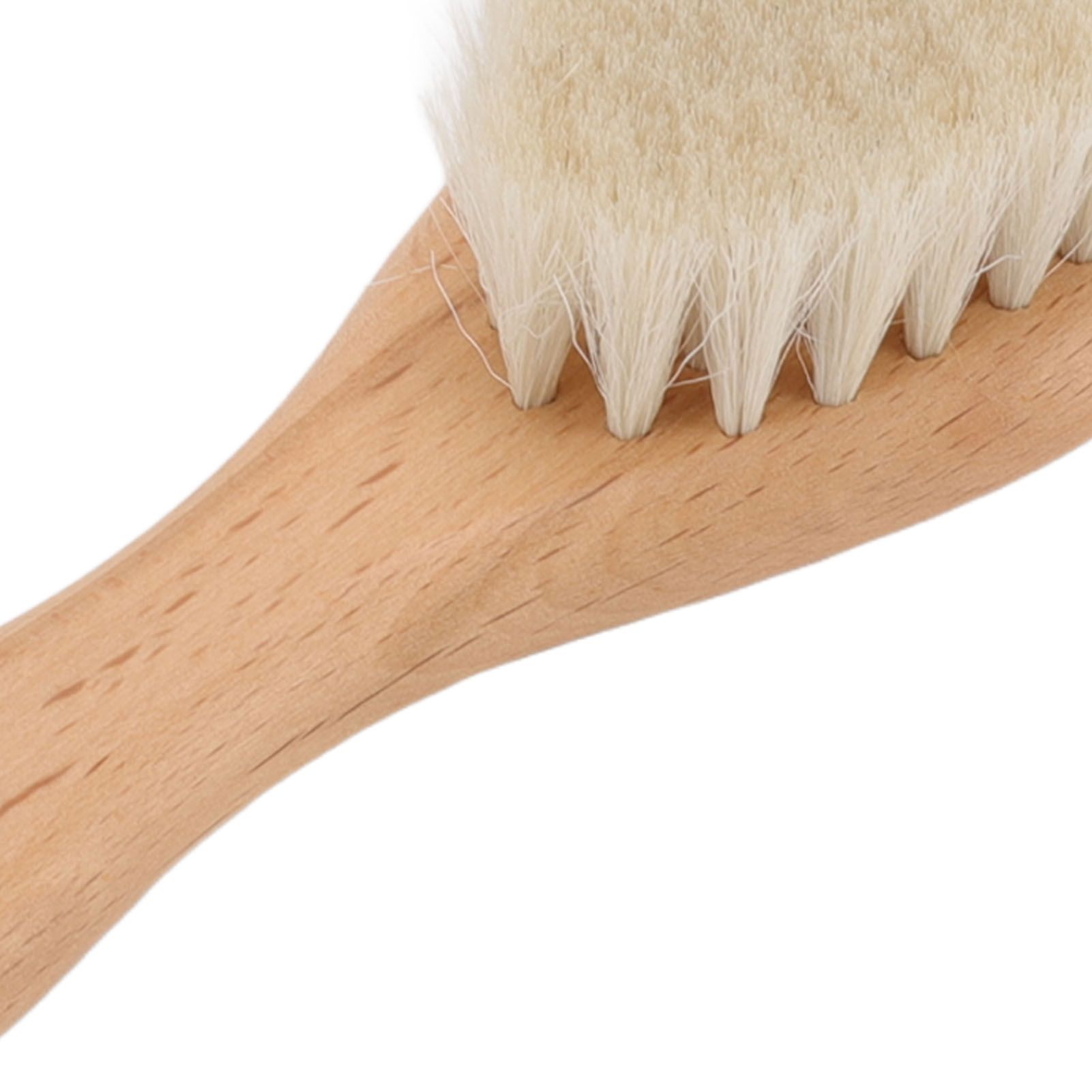 Baby Hair Wool Brush Soft Bristles Styling Beard Brush Baby Bathing Cleaning view 15