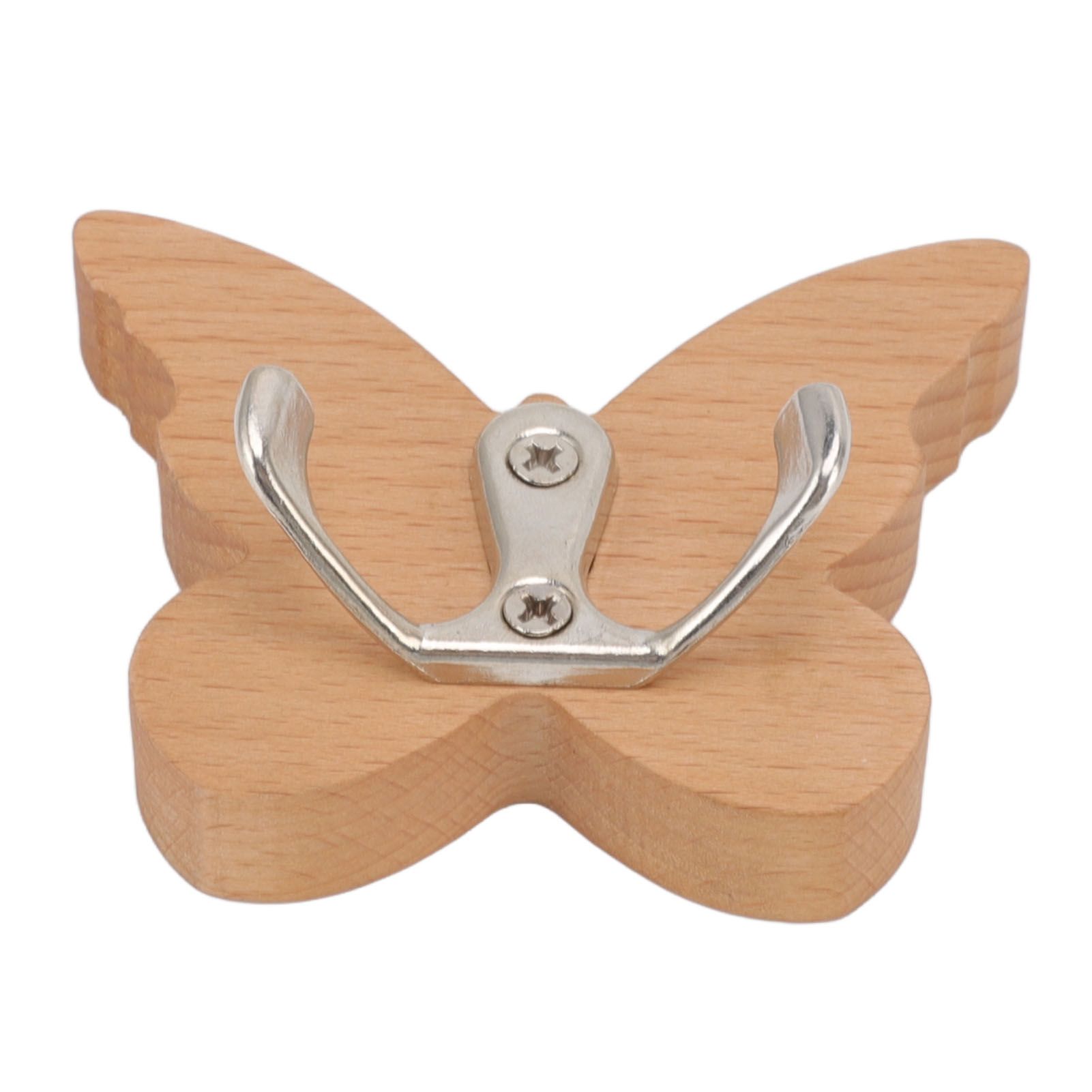 Wooden Butterfly Wall Hook Wood Wall Mounted Hanger for Coat Clothes Hat Towel view 8