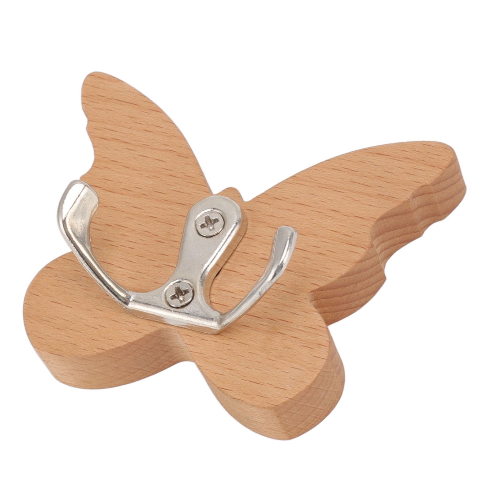 Wooden Butterfly Wall Hook Wood Wall Mounted Hanger for Coat Clothes Hat Towel view 10