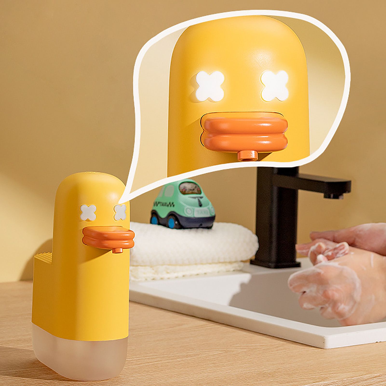 Automatic Foam Soap Dispenser USB Rechargeable Touchless Infrared Sensor view 6