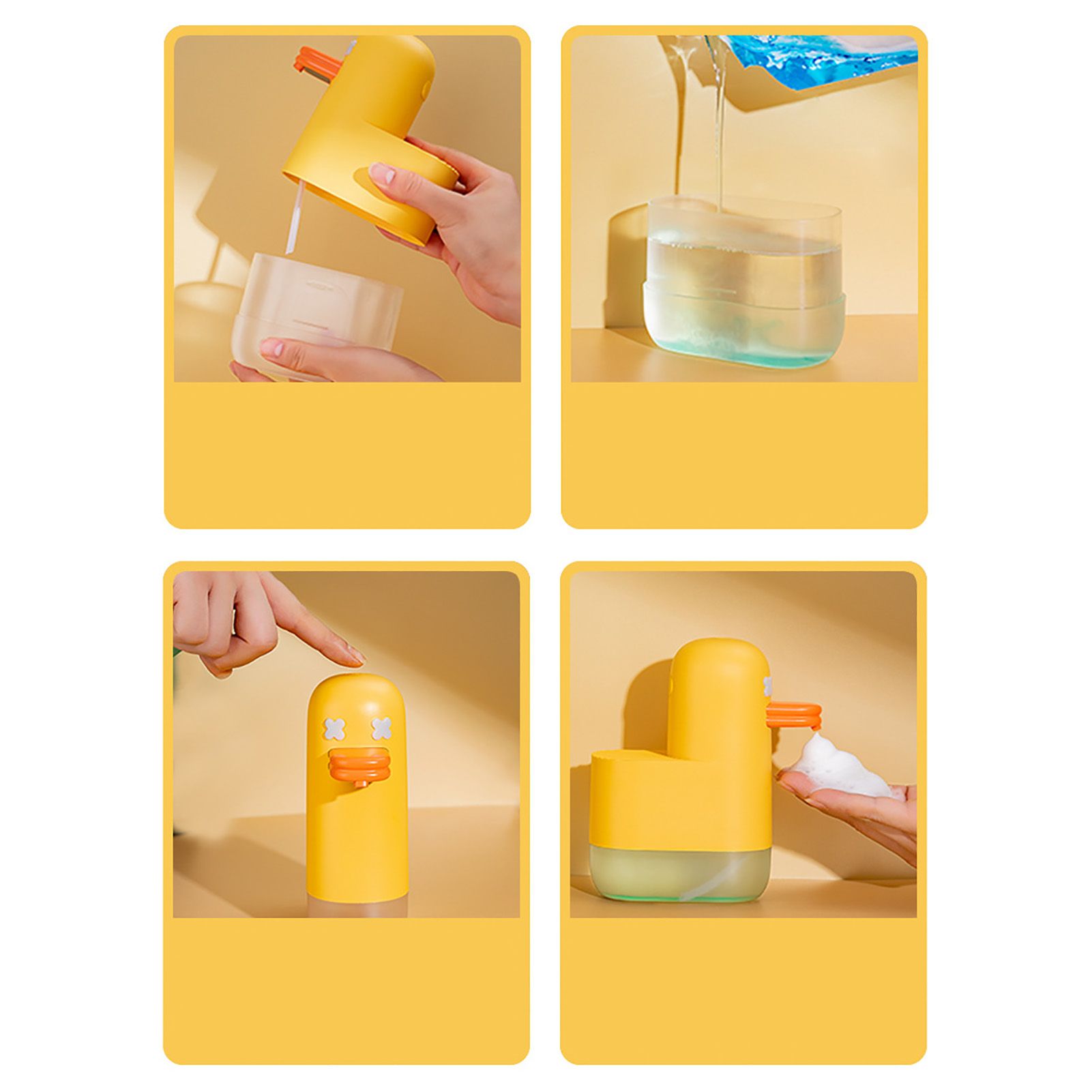 Automatic Foam Soap Dispenser USB Rechargeable Touchless Infrared Sensor view 7