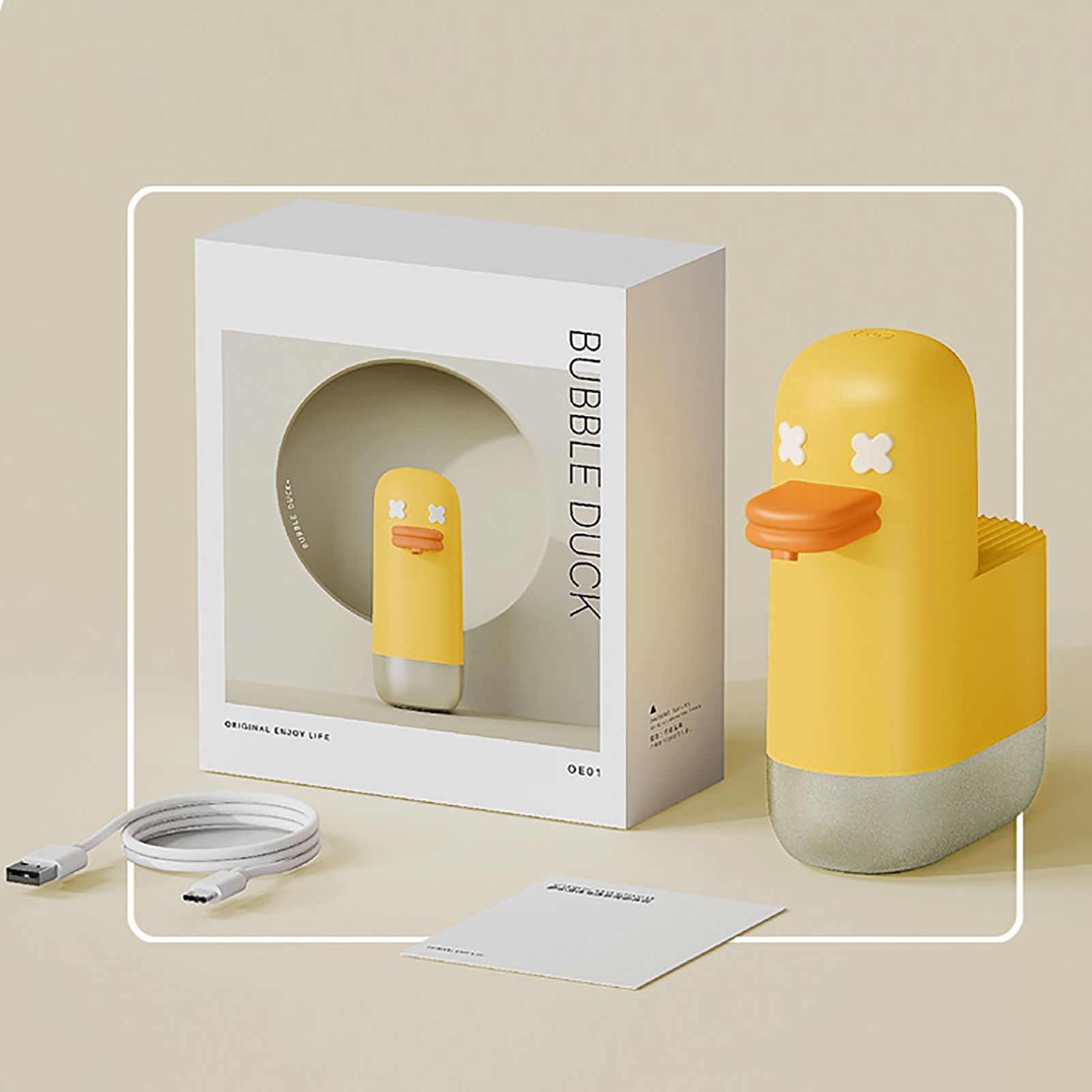 Automatic Foam Soap Dispenser USB Rechargeable Touchless Infrared Sensor view 11