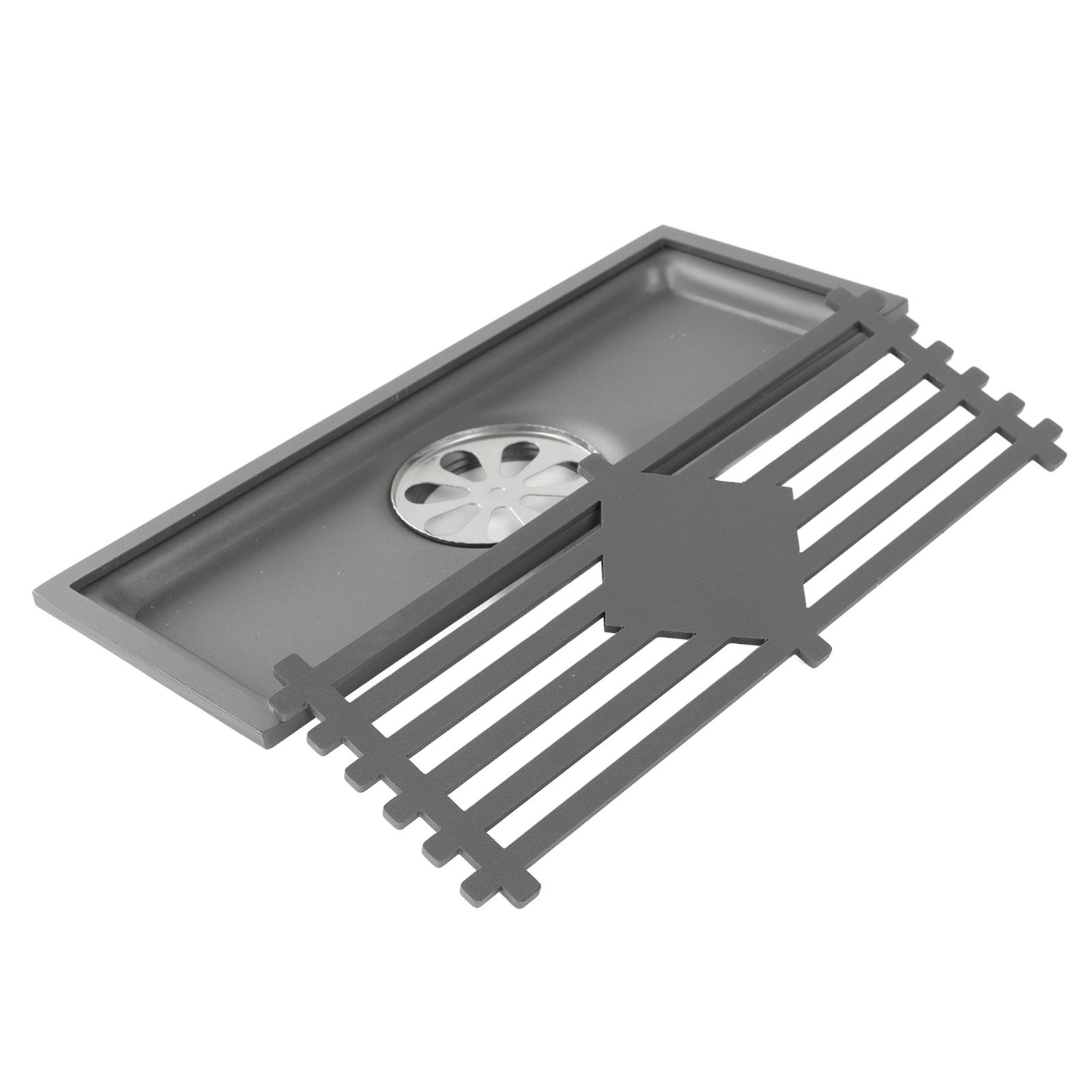 Floor Drain Stainless Steel Rectangle Corrosion Resistance Shower Grate for view 7