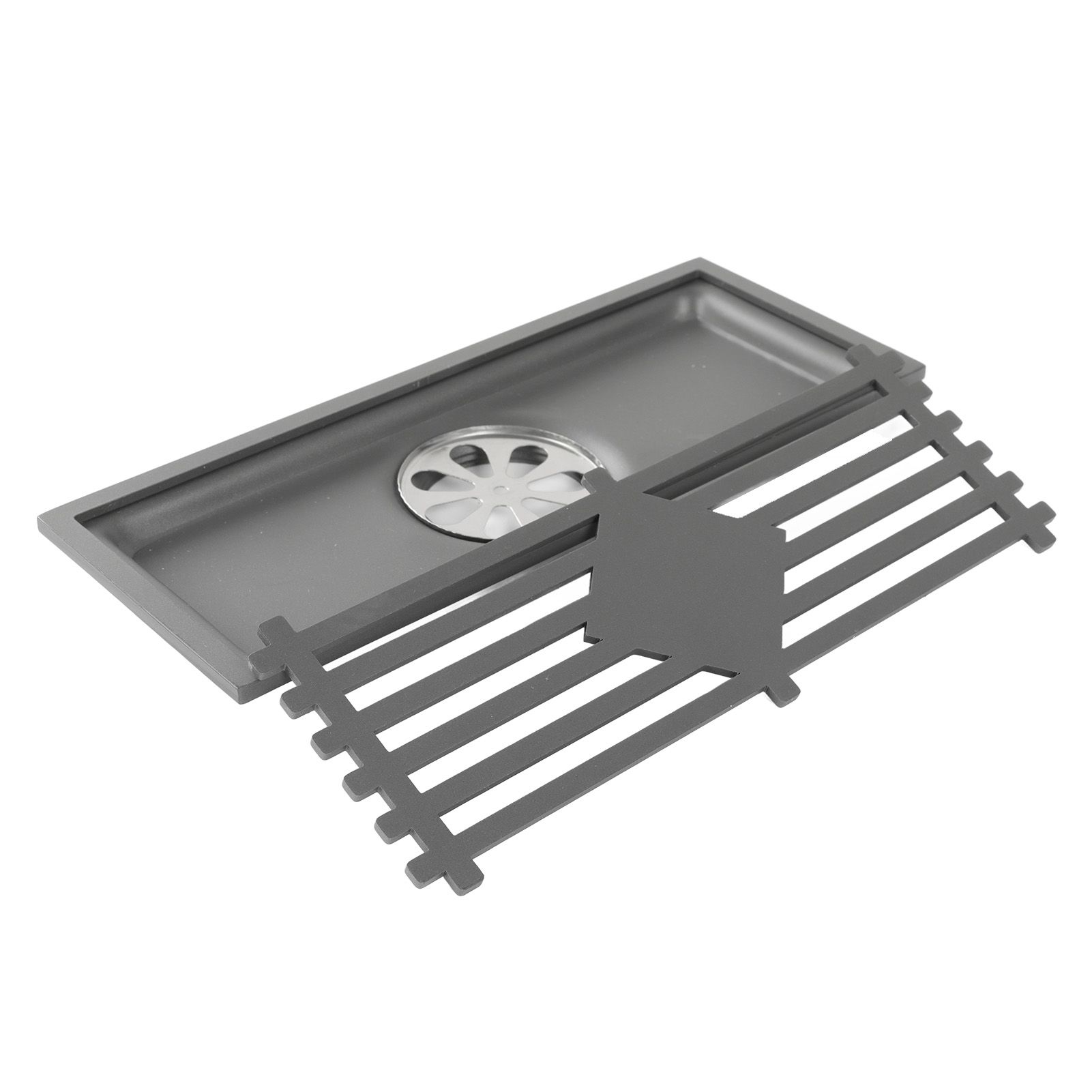 Floor Drain Stainless Steel Rectangle Corrosion Resistance Shower Grate for view 10