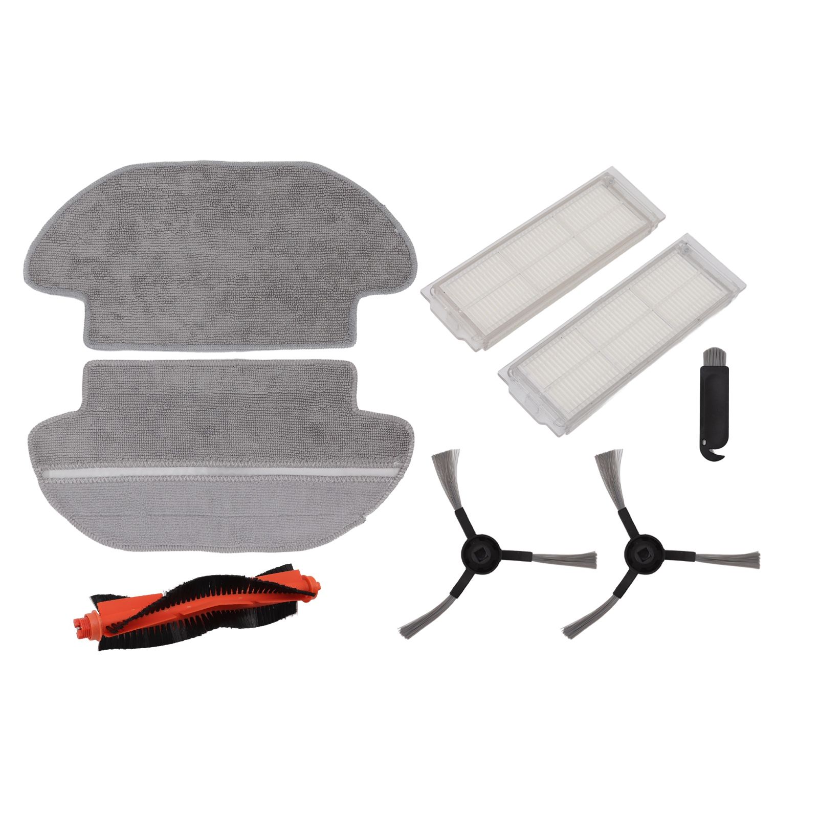 Vacuum Cleaner Main Roller Brush Kit with Side Brush Mop Cloth Filter for view 3