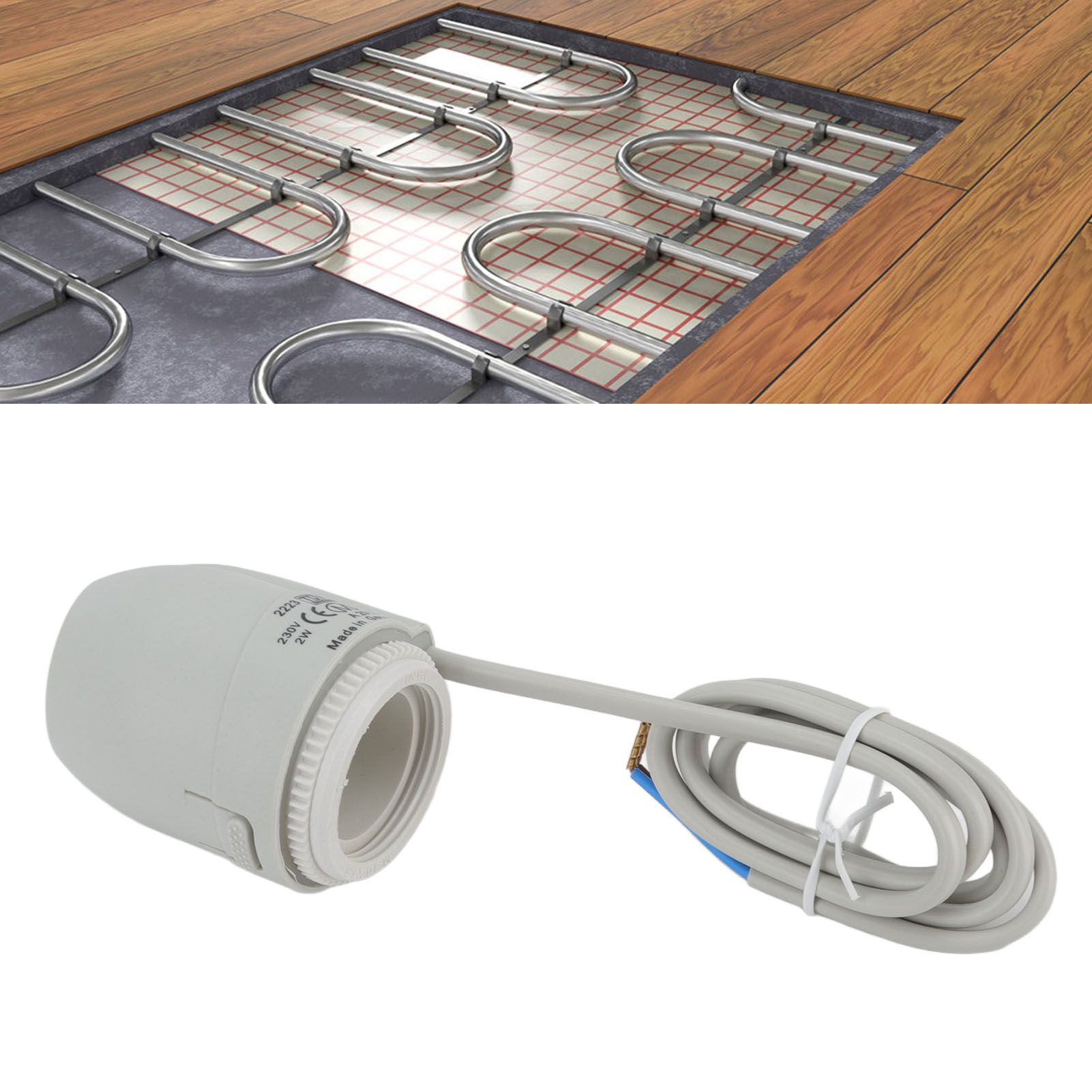 2W Electric Thermal Actuator Manifold Closed IP54 Waterproof Floor Heating view 12