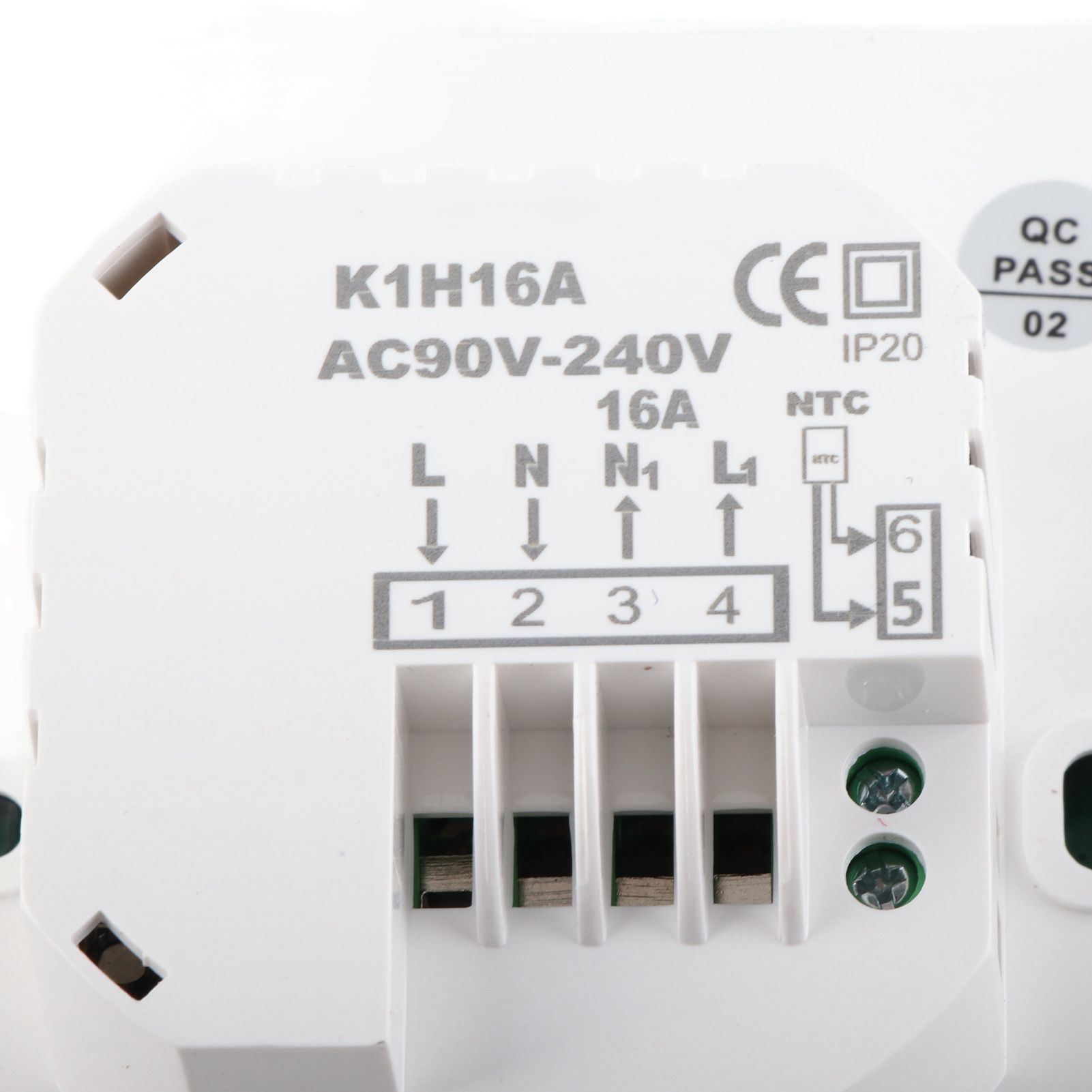 Smart Thermostat LCD Display Keypad AC 95‑240V 16A for Home Electric Heating view 14